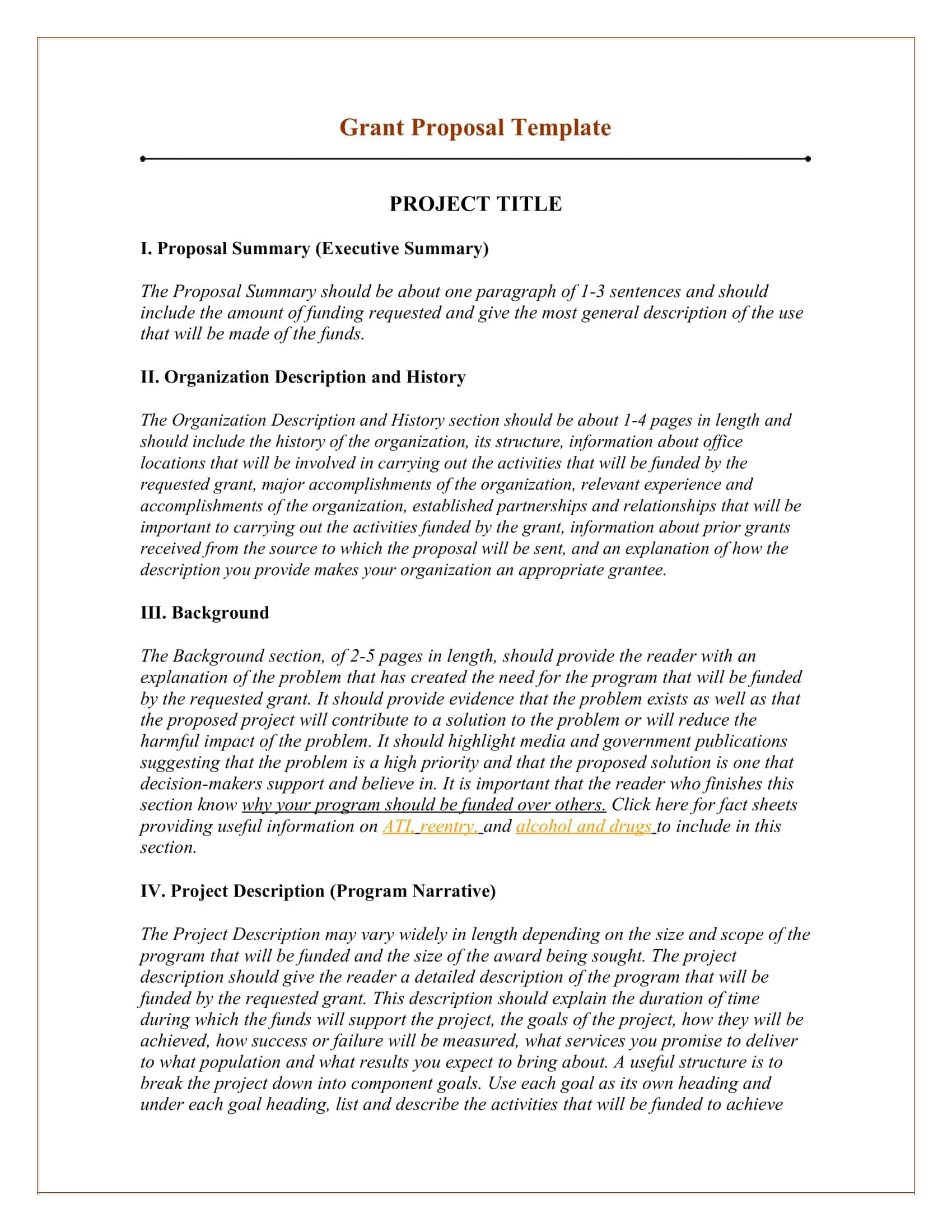 sample grant proposal sample grant proposal