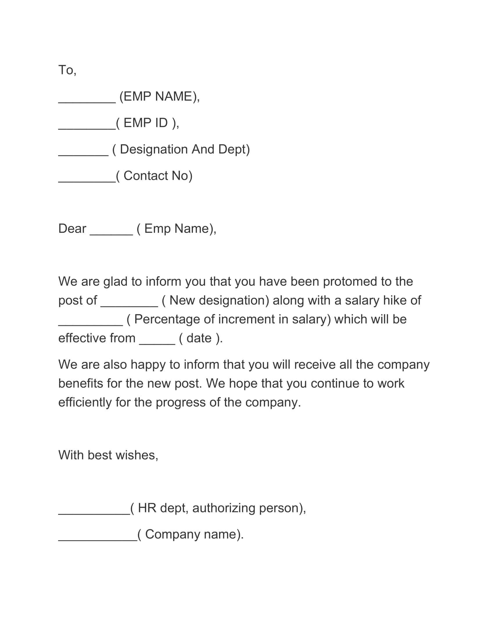 sample recommendation letter for promotion sample recommendation letter for promotion