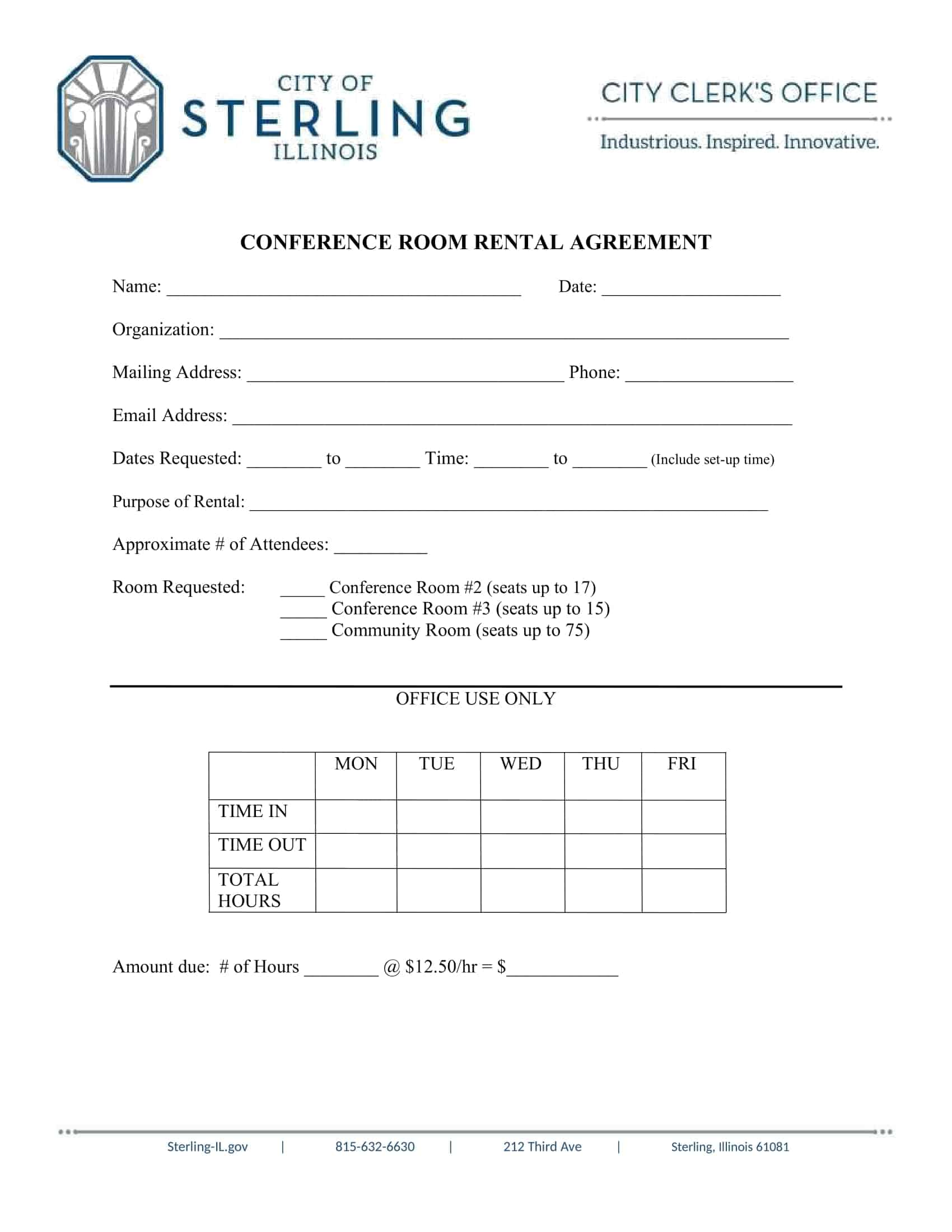 sample room rental agreement sample room rental agreement