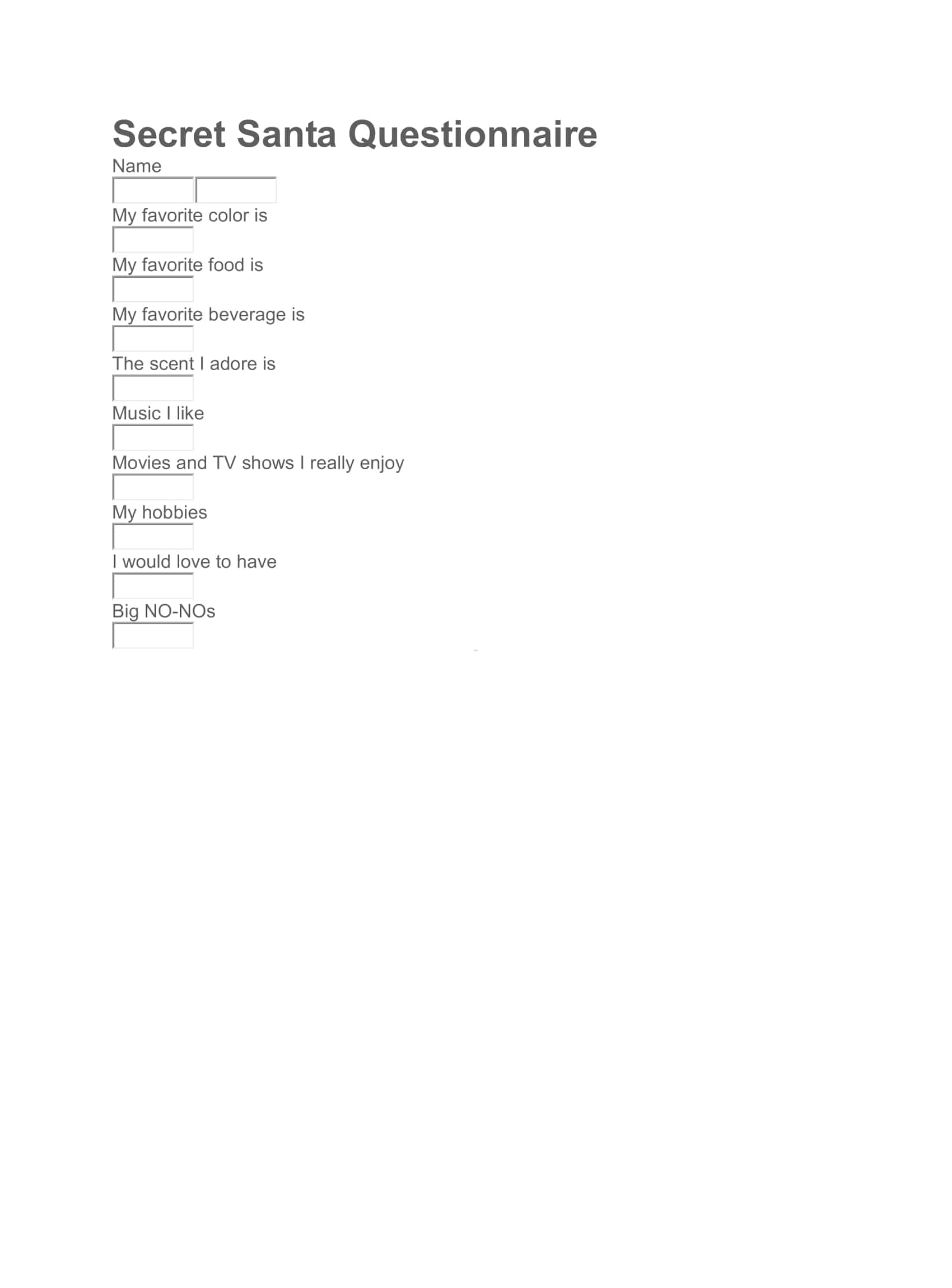 secret santa template pdf secret santa template pdf