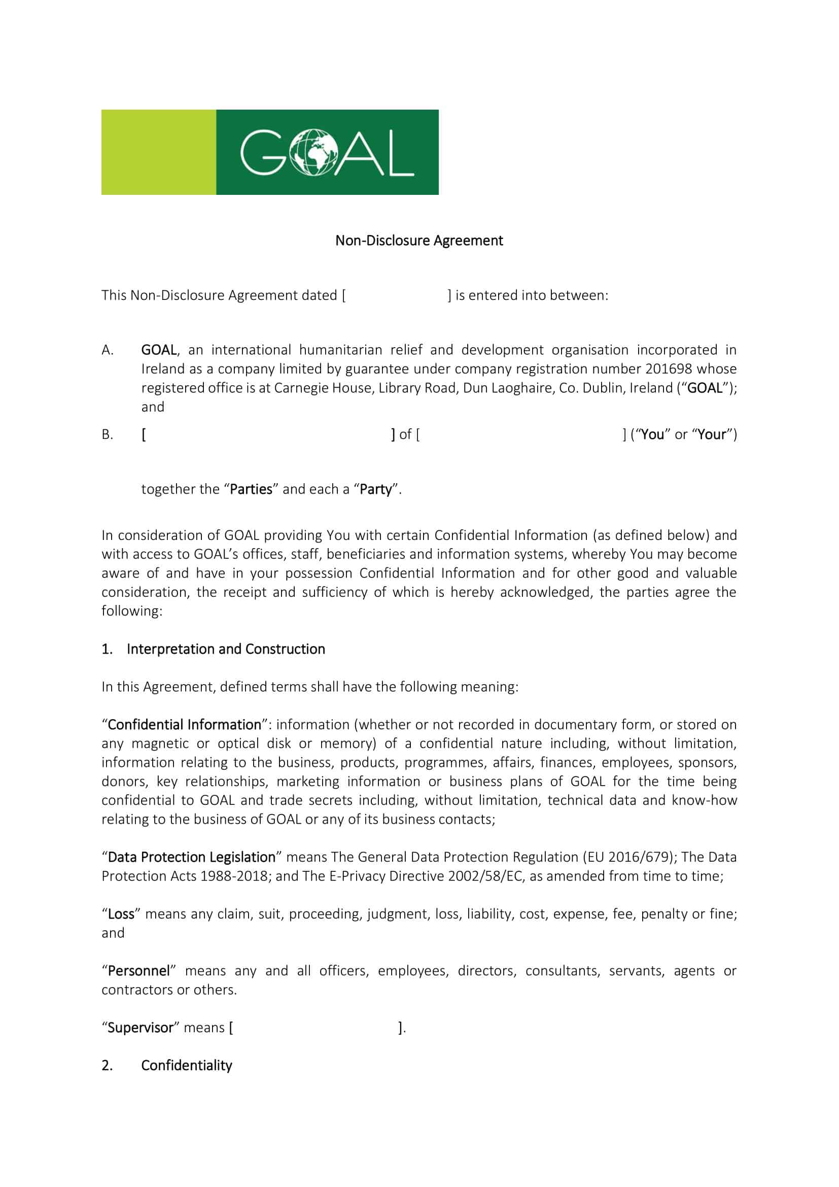 short non disclosure agreement sample short non disclosure agreement sample