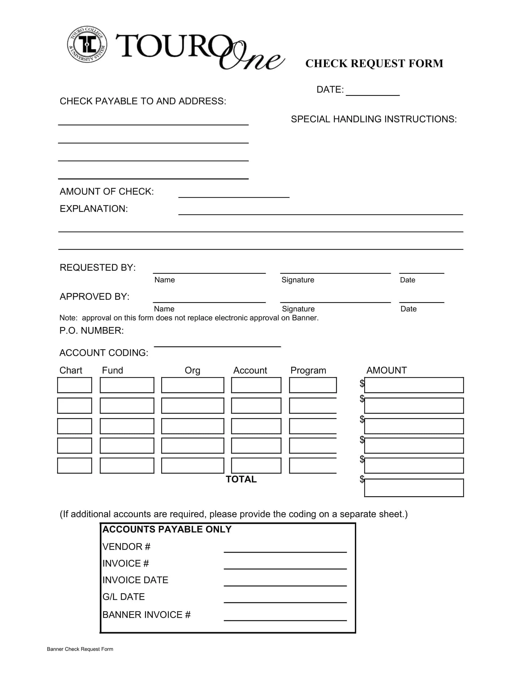 simple check request form template simple check request form template