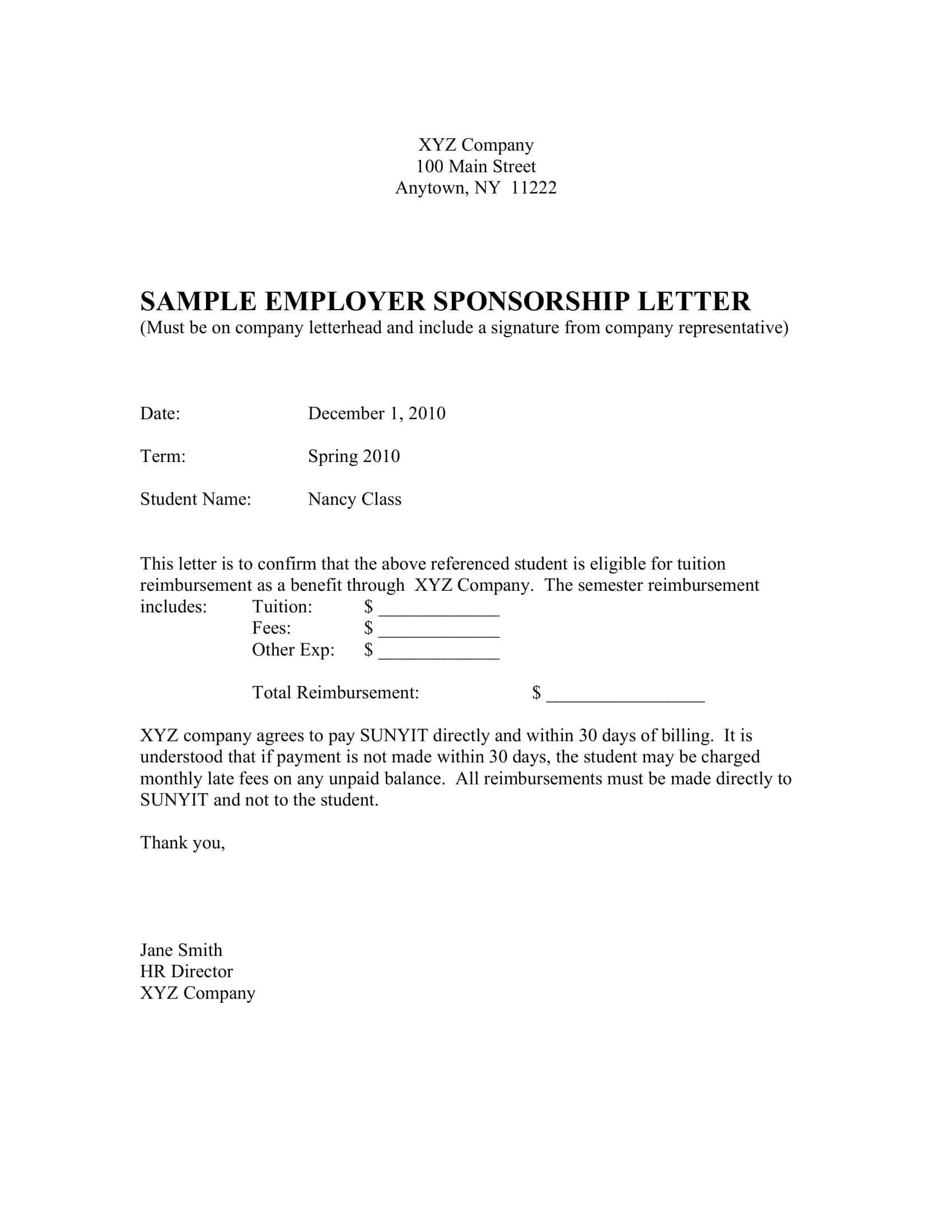 sponsorship proposal letter sponsorship proposal letter