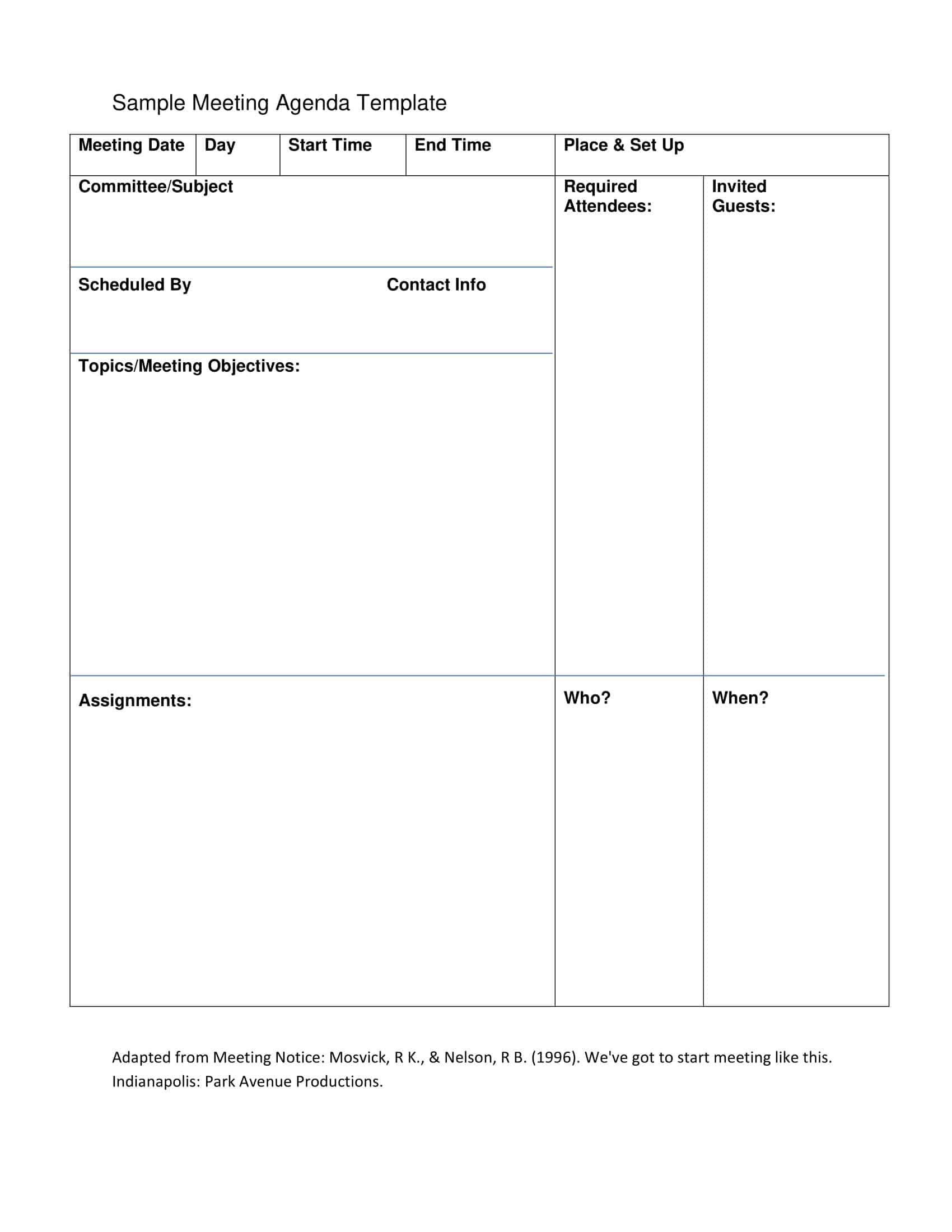 staff meeting agenda staff meeting agenda