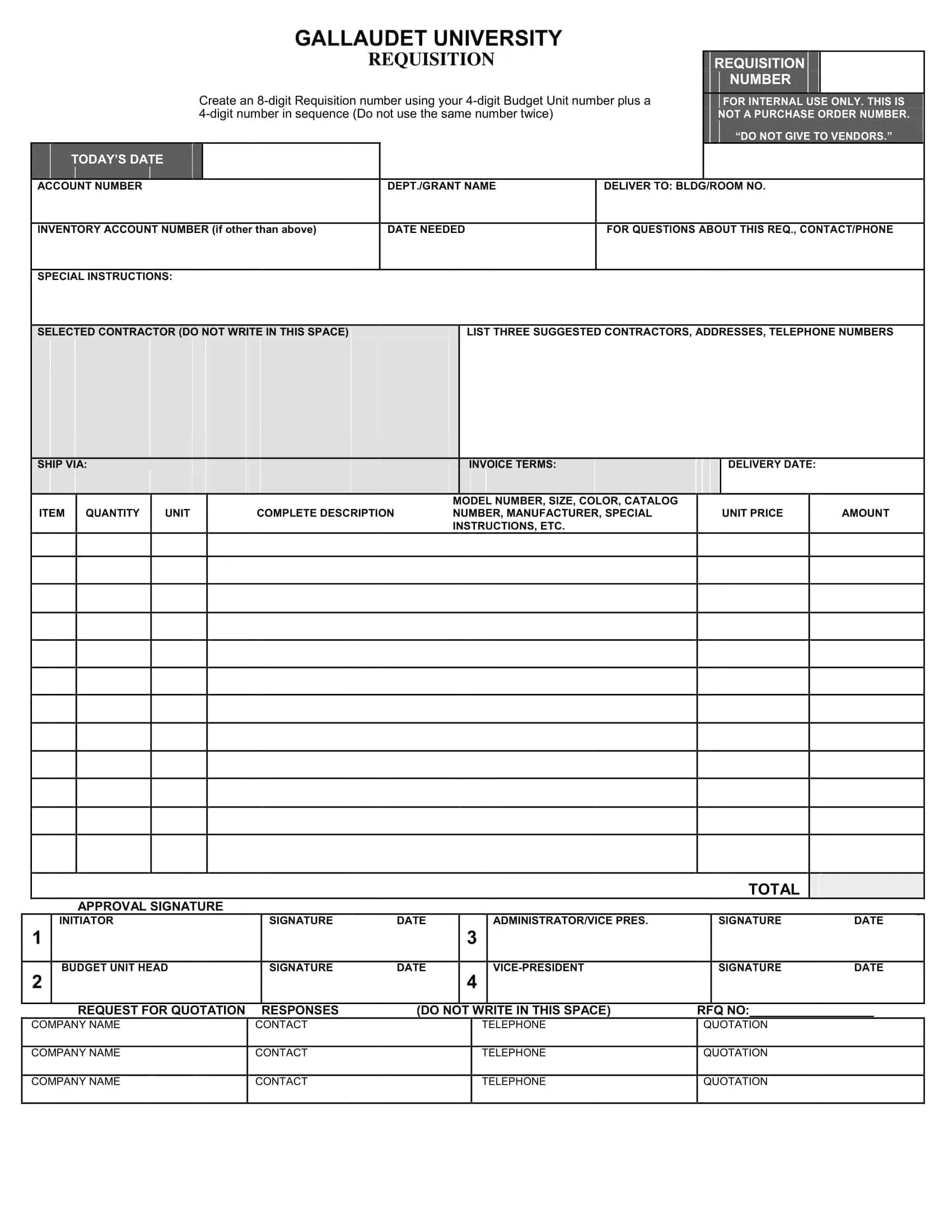staff requisition form staff requisition form