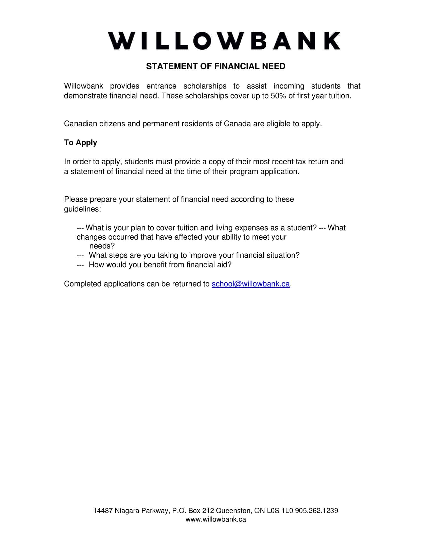 statement of need template statement of need template