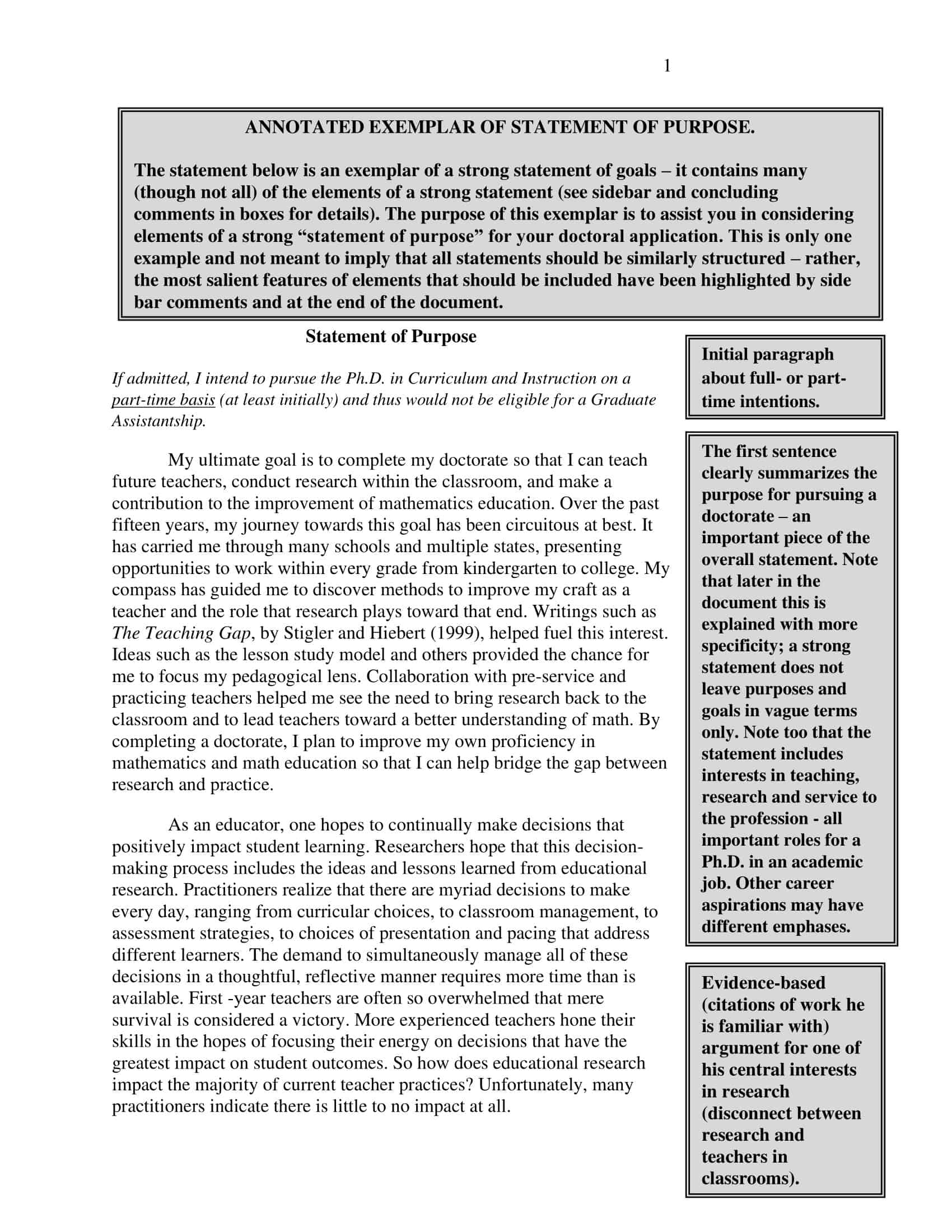 statement of purpose template statement of purpose template