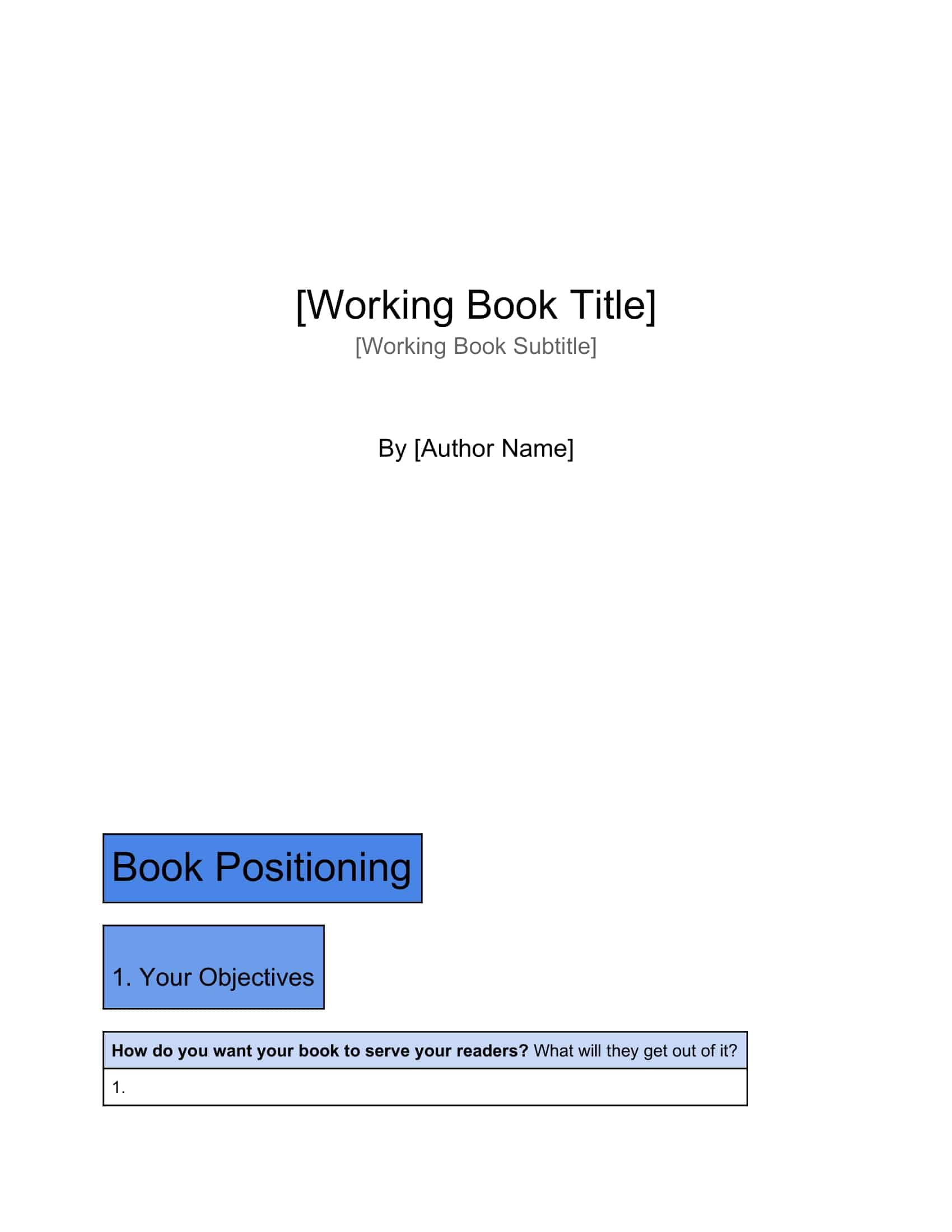 story outline template story outline template