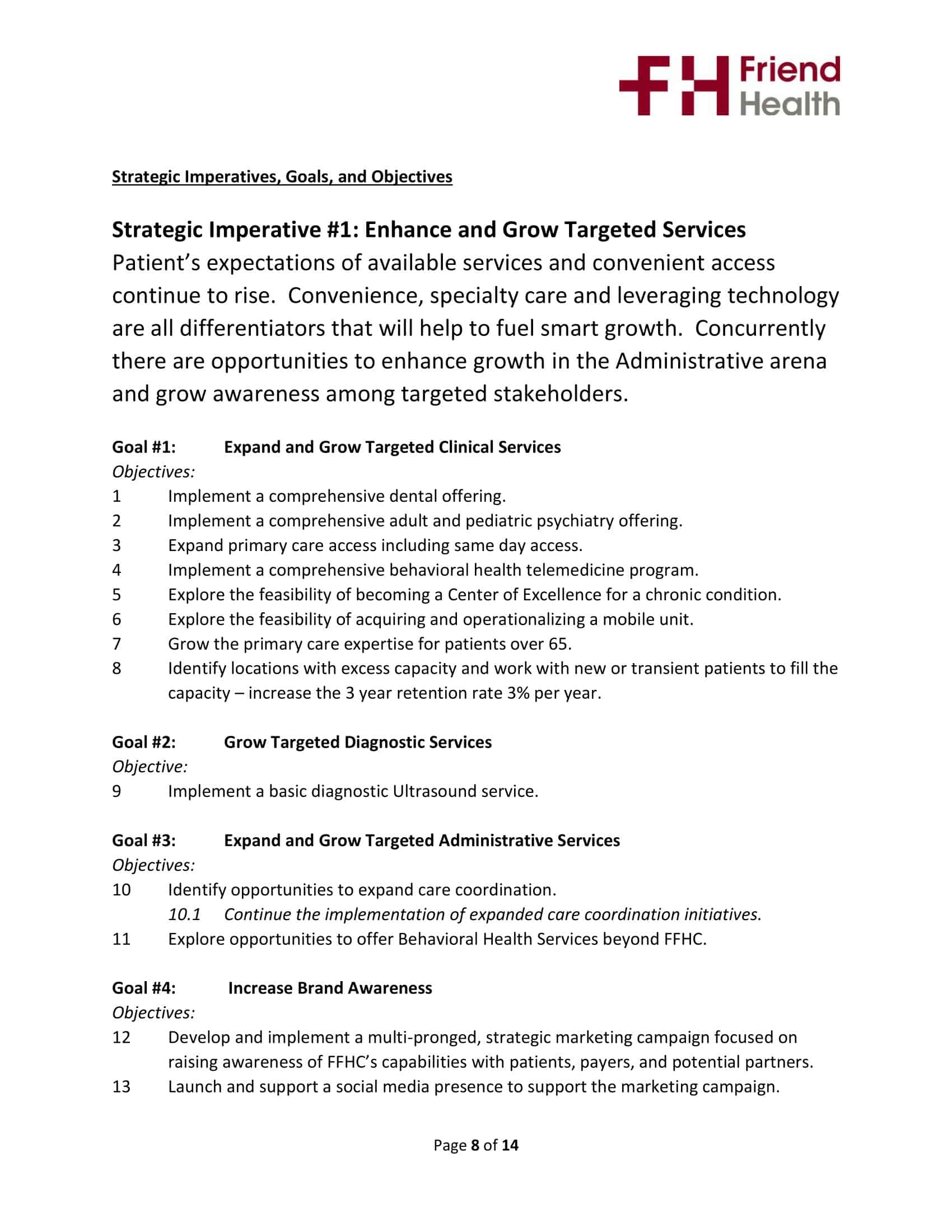 strategic planning framework strategic planning framework