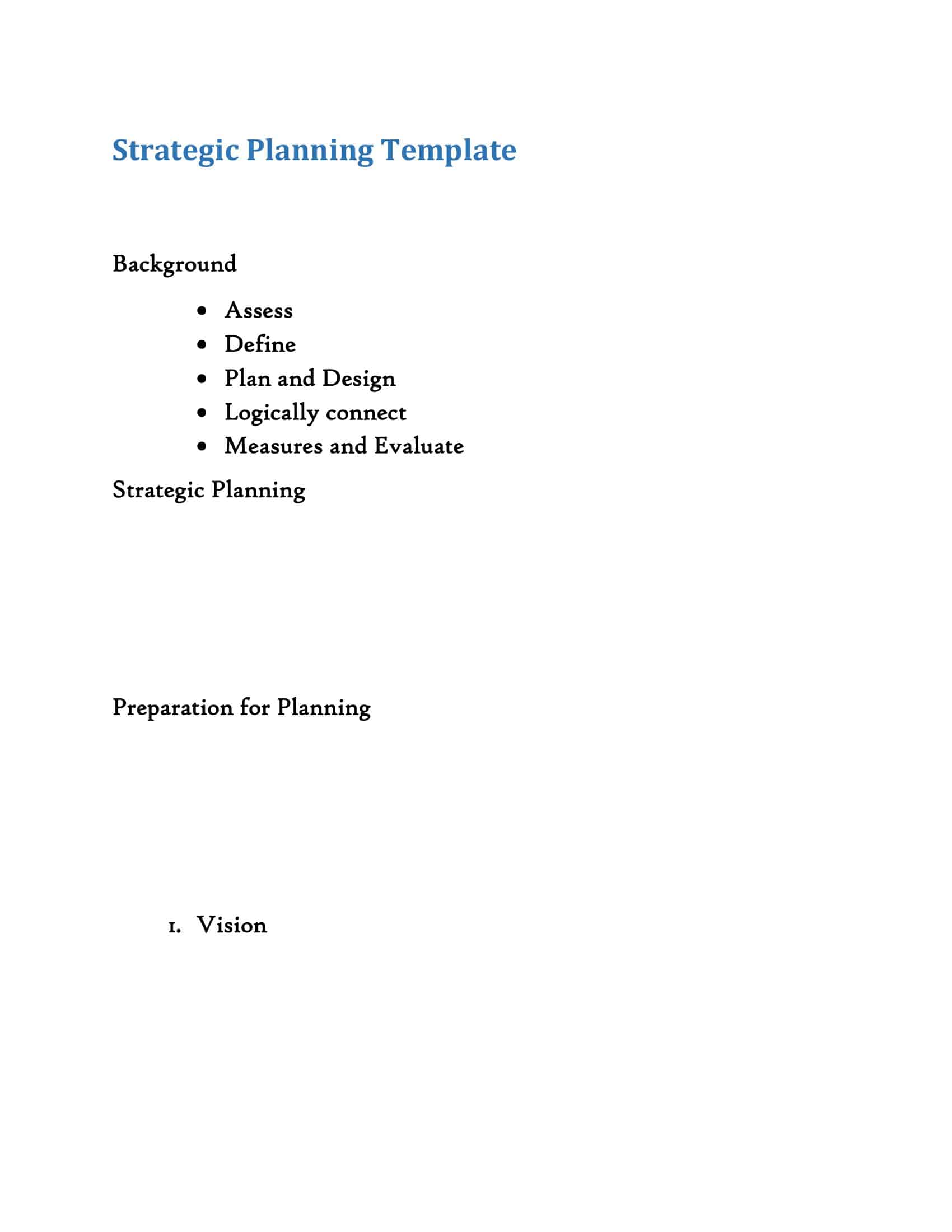 strategic plans examples strategic plans examples
