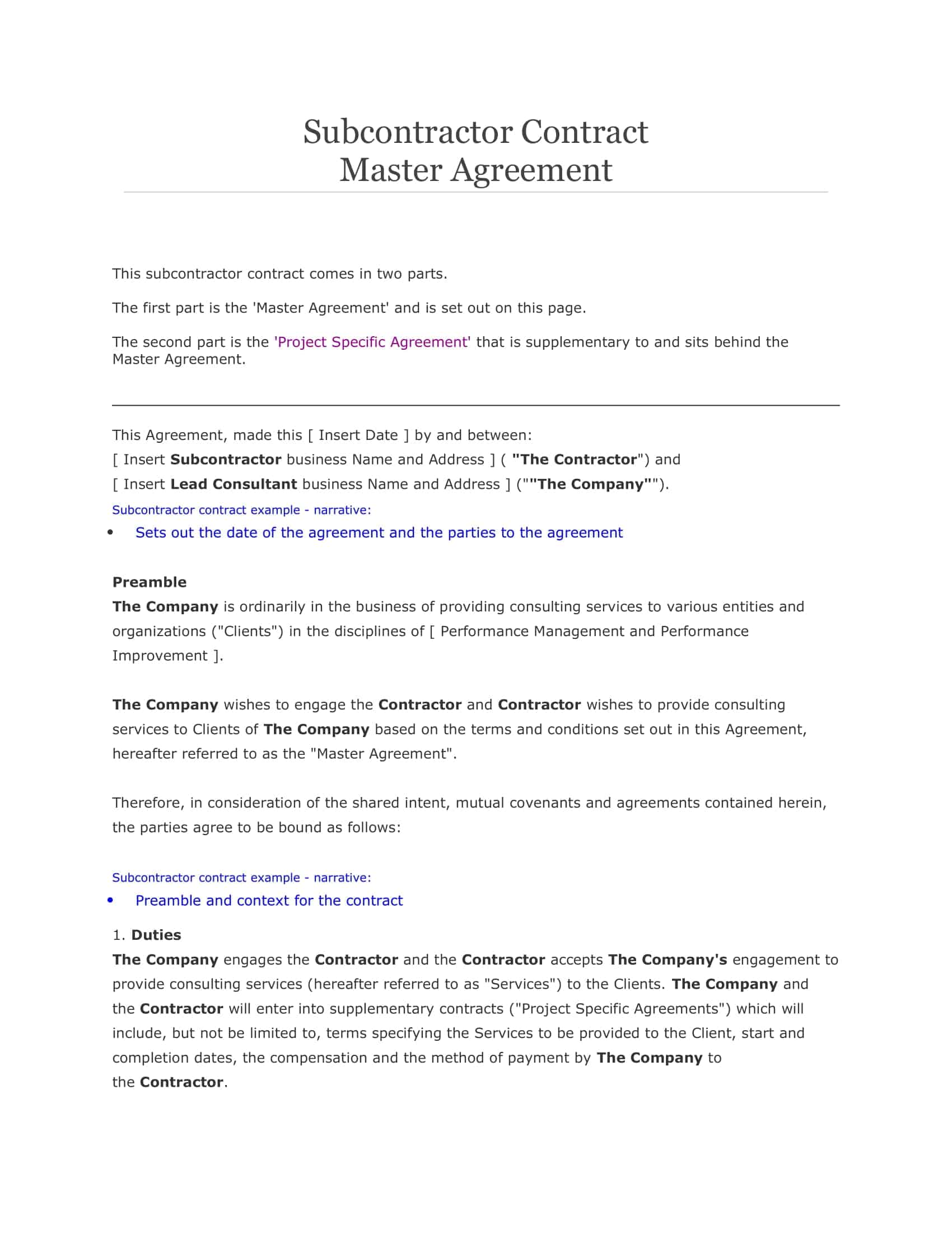 subcontractor agreement with hold harmless clause subcontractor agreement with hold harmless clause