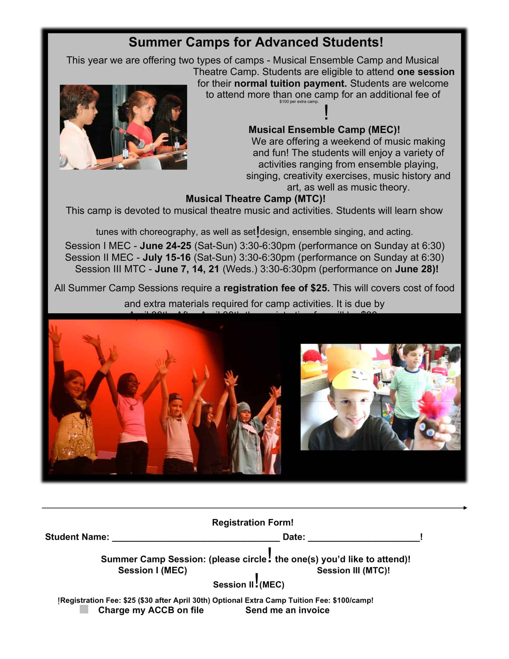 summer camp flyer templates summer camp flyer templates