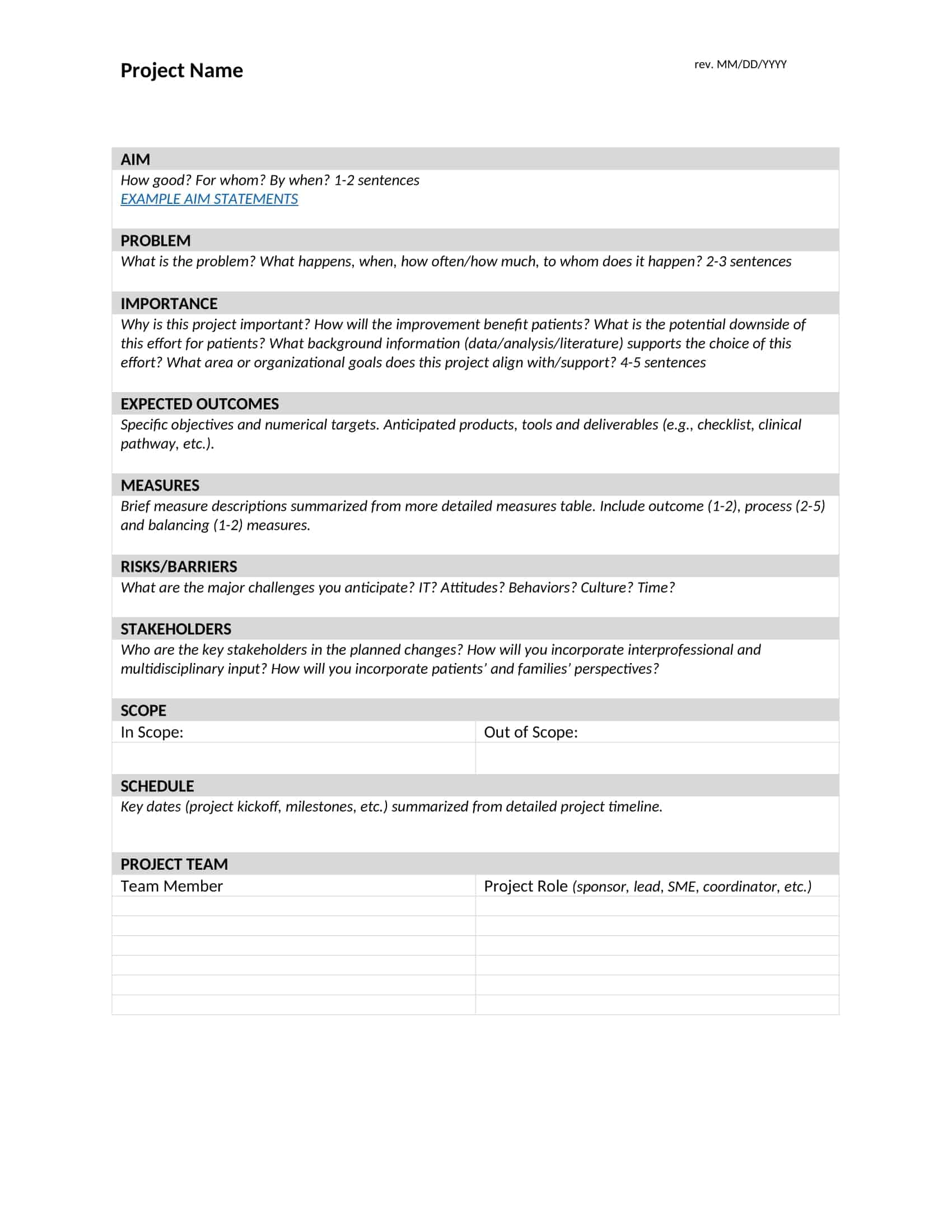 team charter sample team charter sample