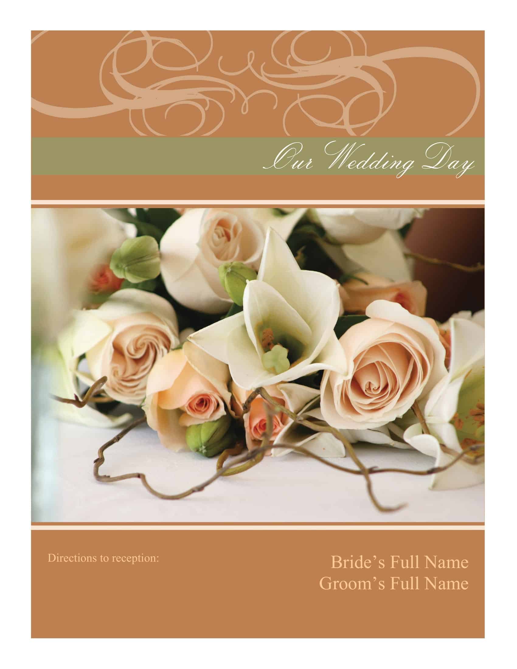 template for wedding program template for wedding program