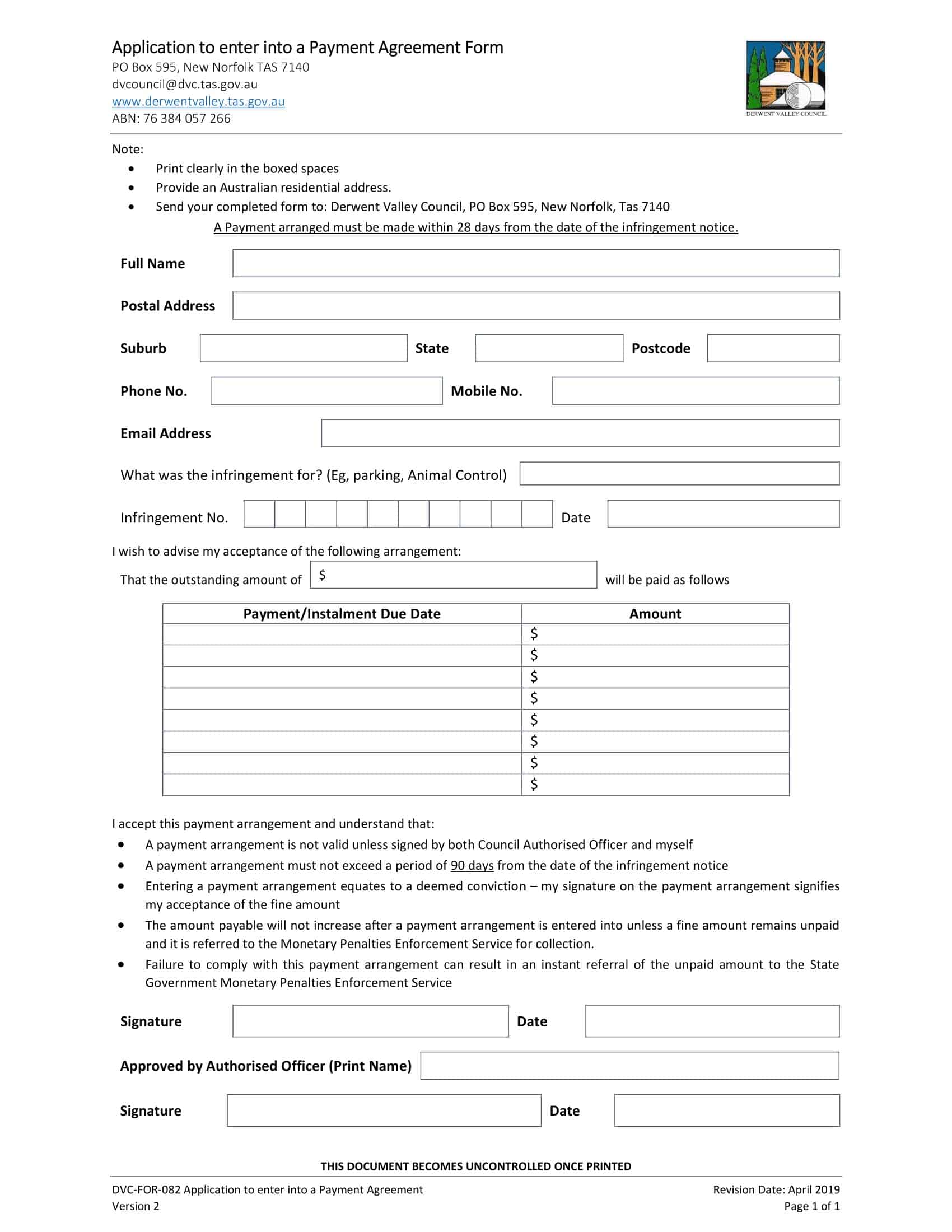 template payment agreement template payment agreement