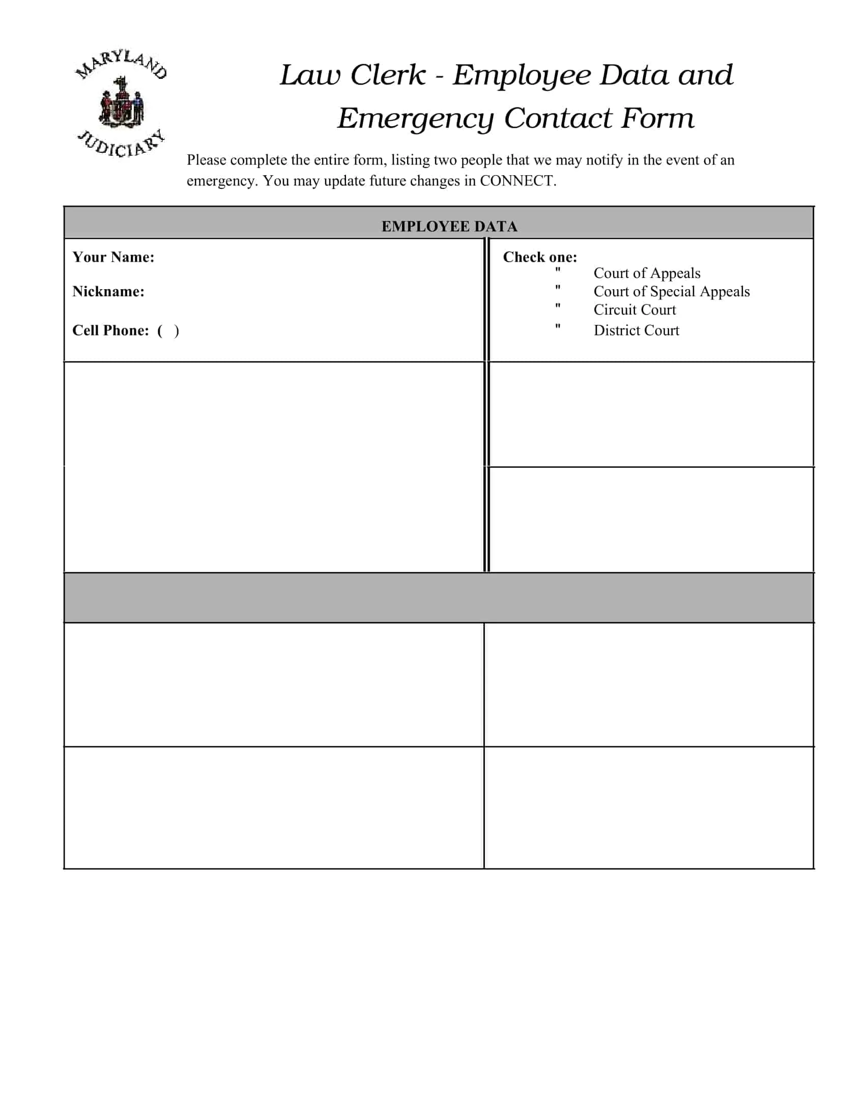 tenant emergency contact form template tenant emergency contact form template