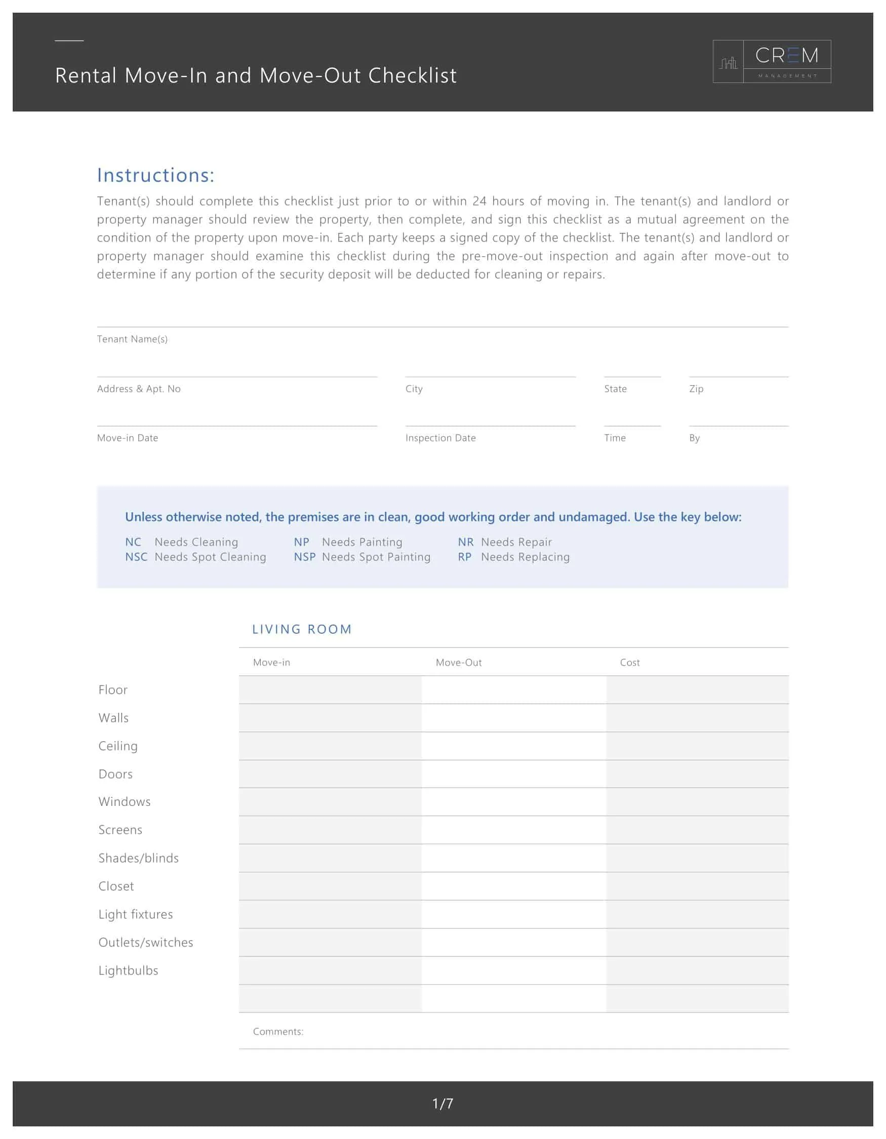 tenant move out checklist pdf tenant move out checklist pdf