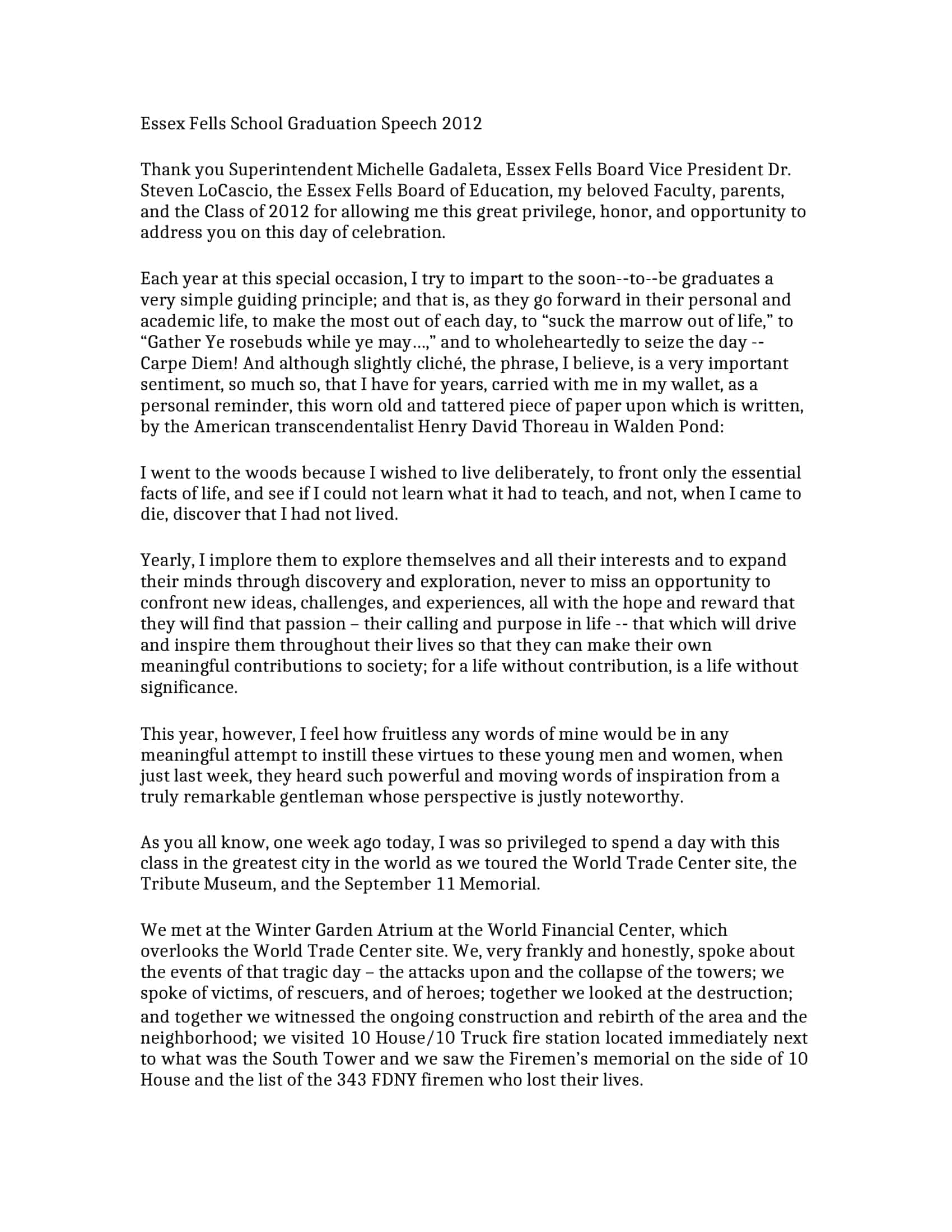 thank you graduation speech thank you graduation speech