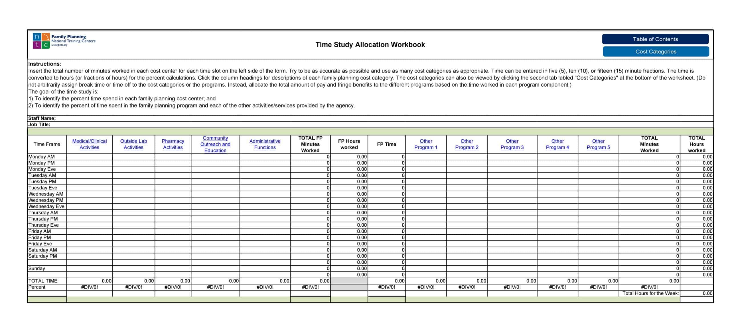 Free Printable Time Study Templates PDF Word PPT For Employees Free Printable Time Study Templates PDF Word PPT For Employees