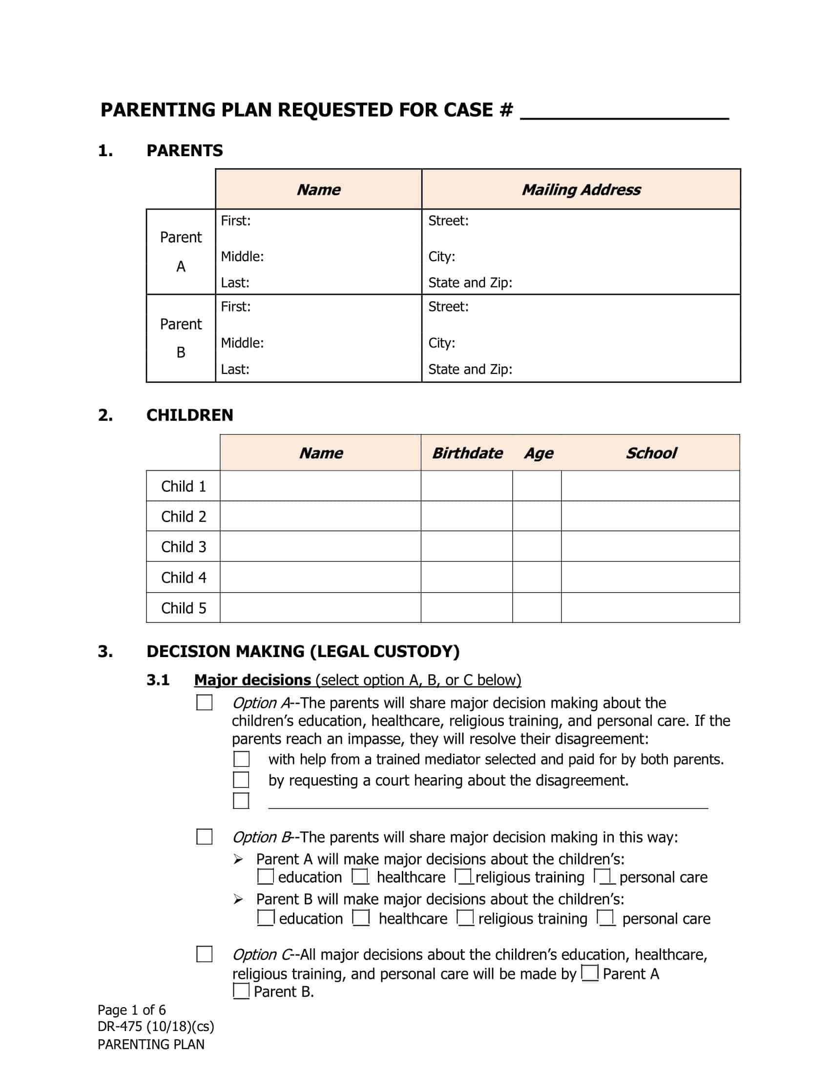 tn parenting plan tn parenting plan