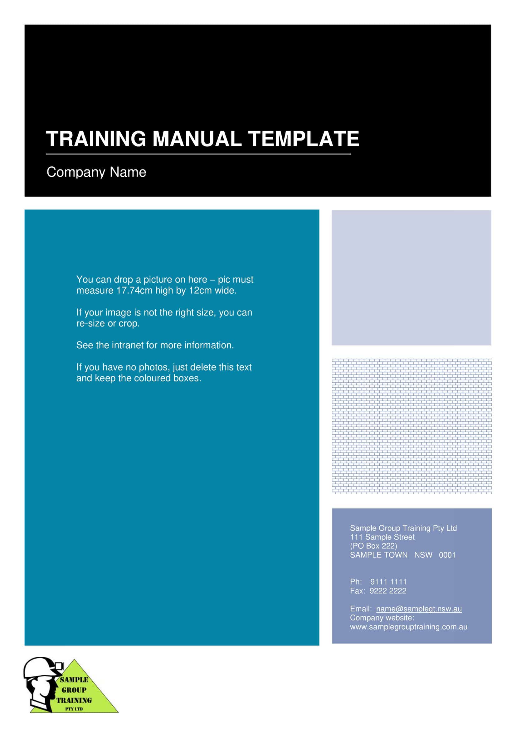 training manual template training manual template