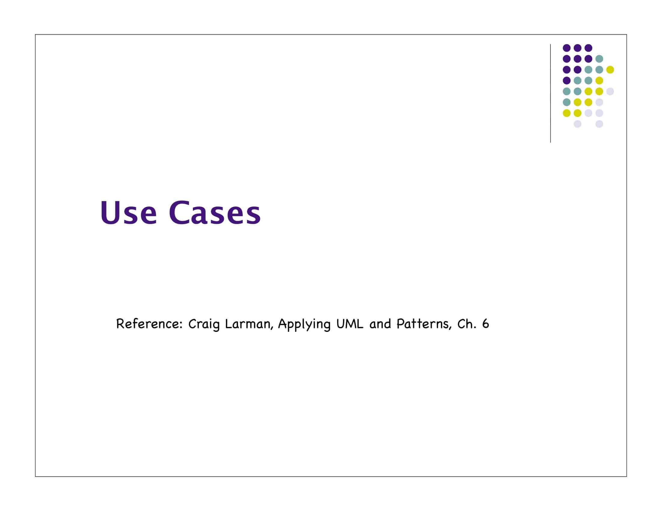 use of case use of case