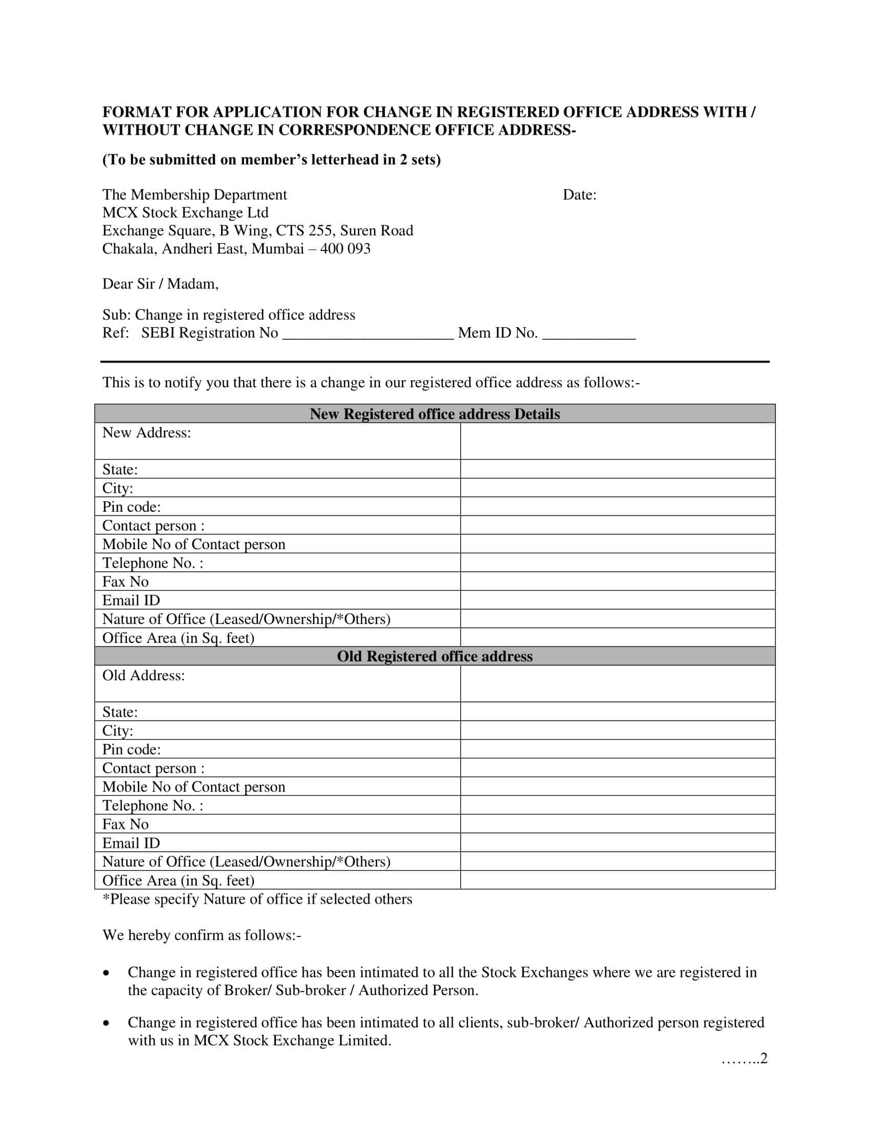 usps change of address letter usps change of address letter