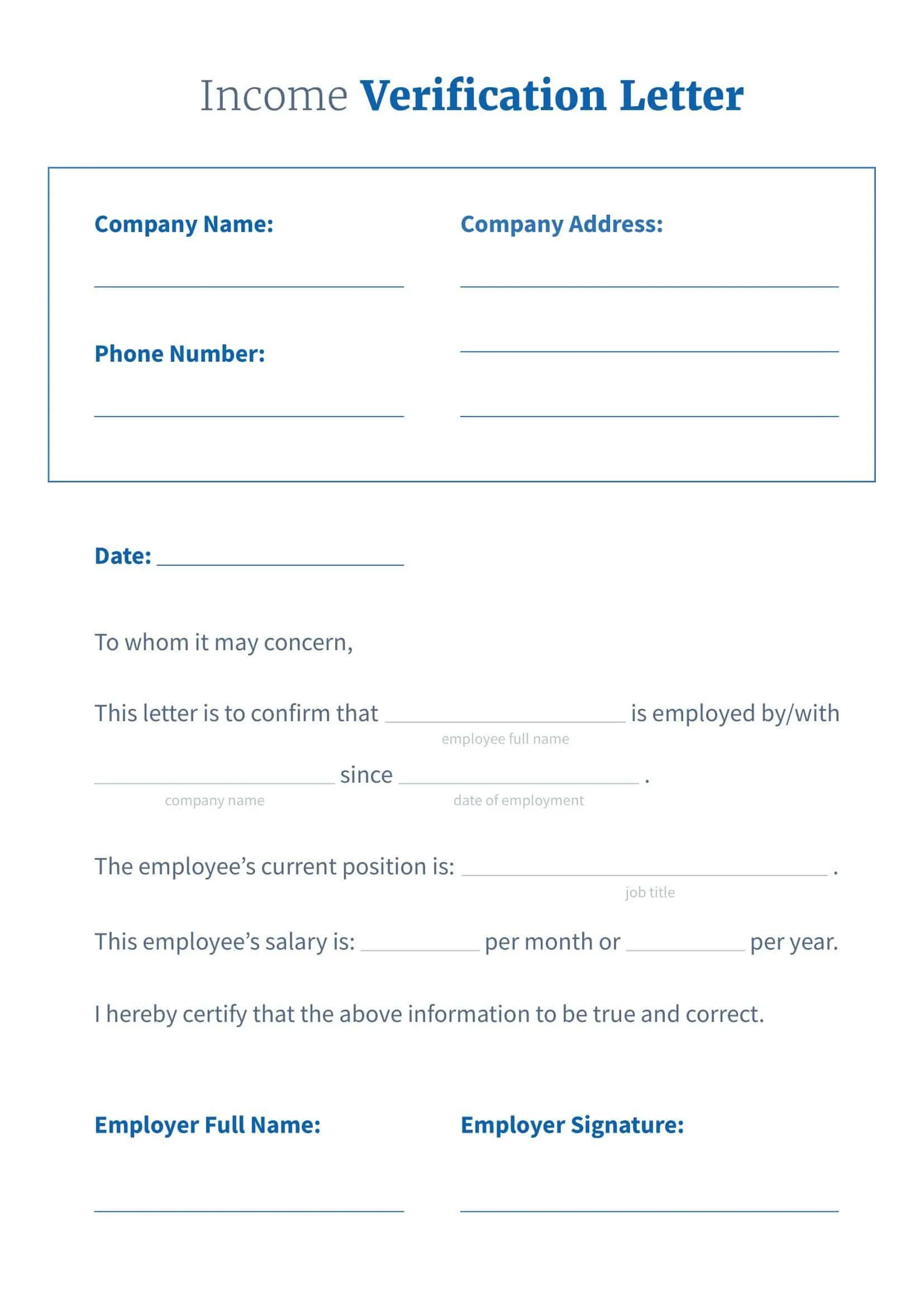 verification of income letter verification of income letter