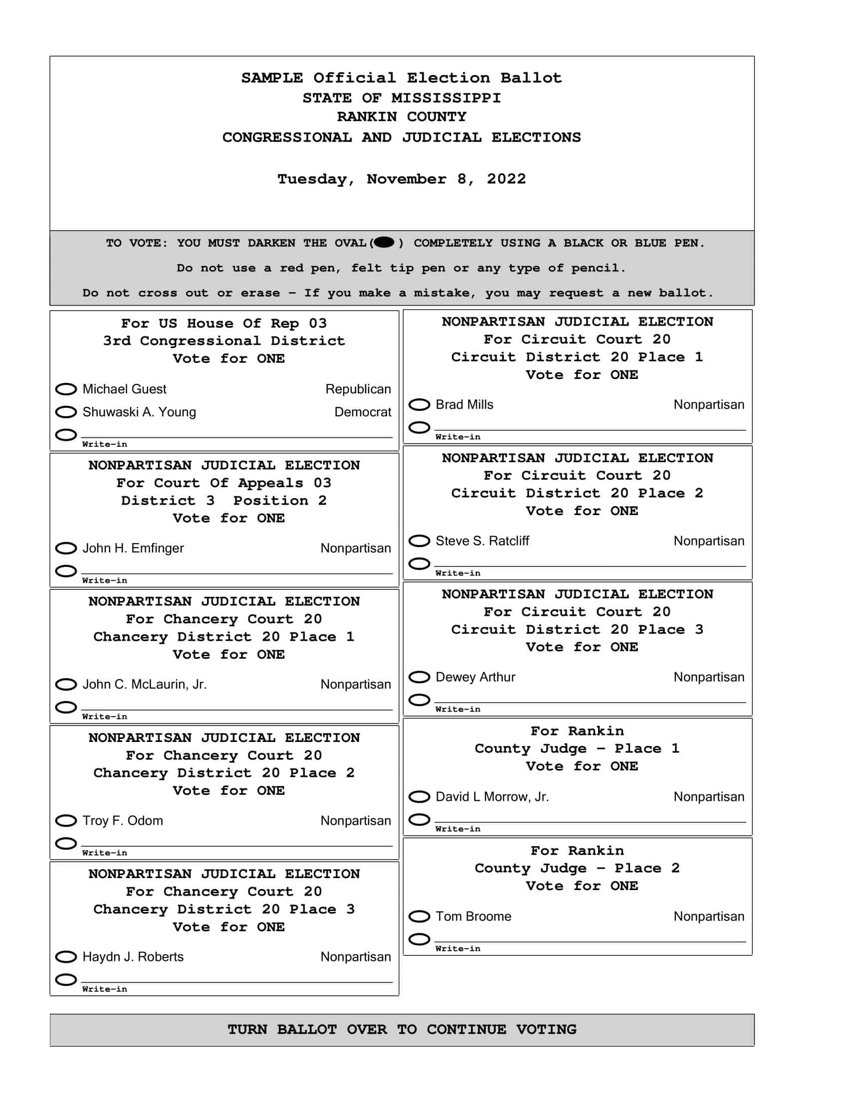 Sample Voting Ballot Template Sample Voting Ballot Template