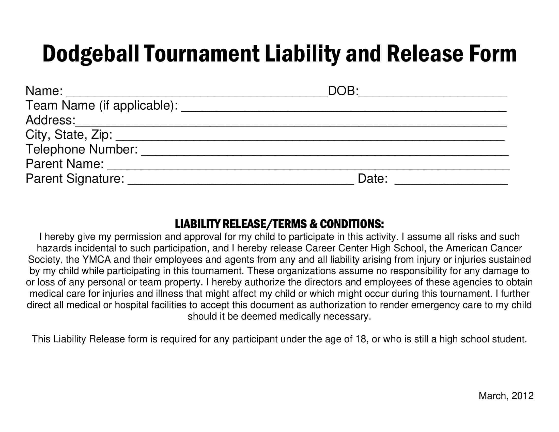 waiver release of liability waiver release of liability