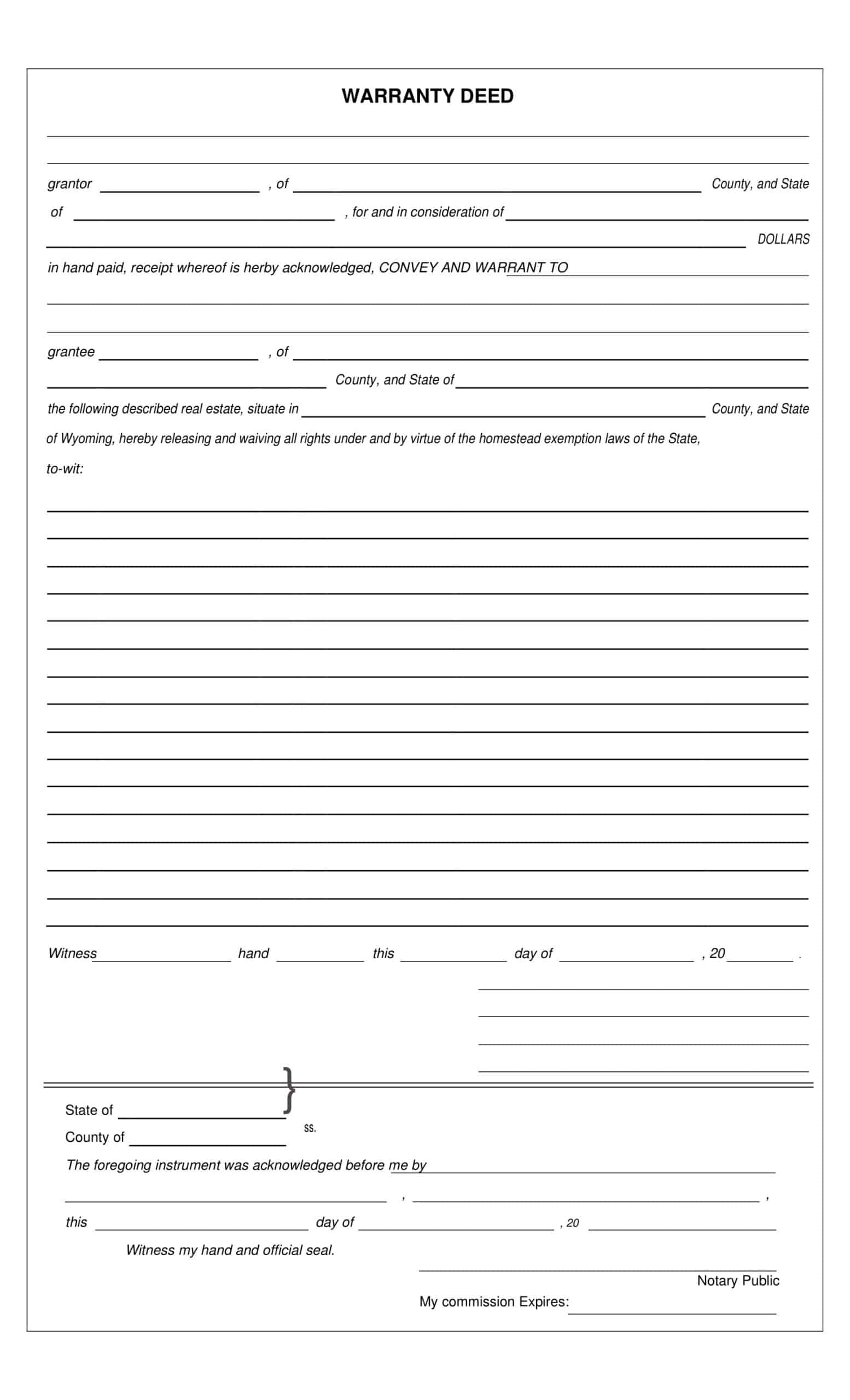 warranty deed texas warranty deed texas