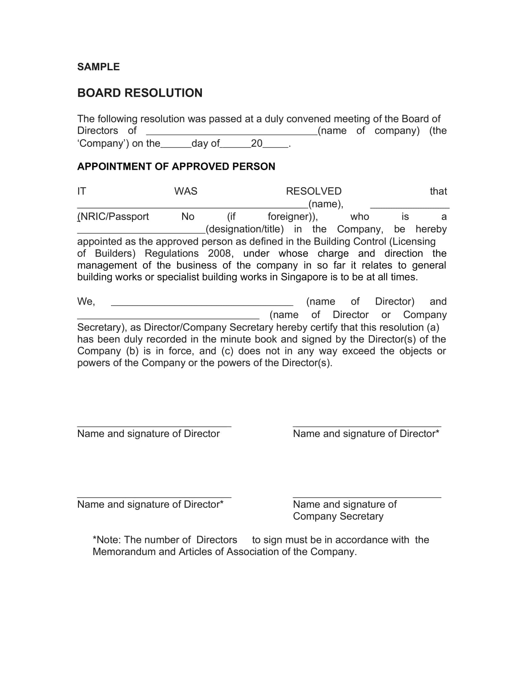 what is a board resolution what is a board resolution