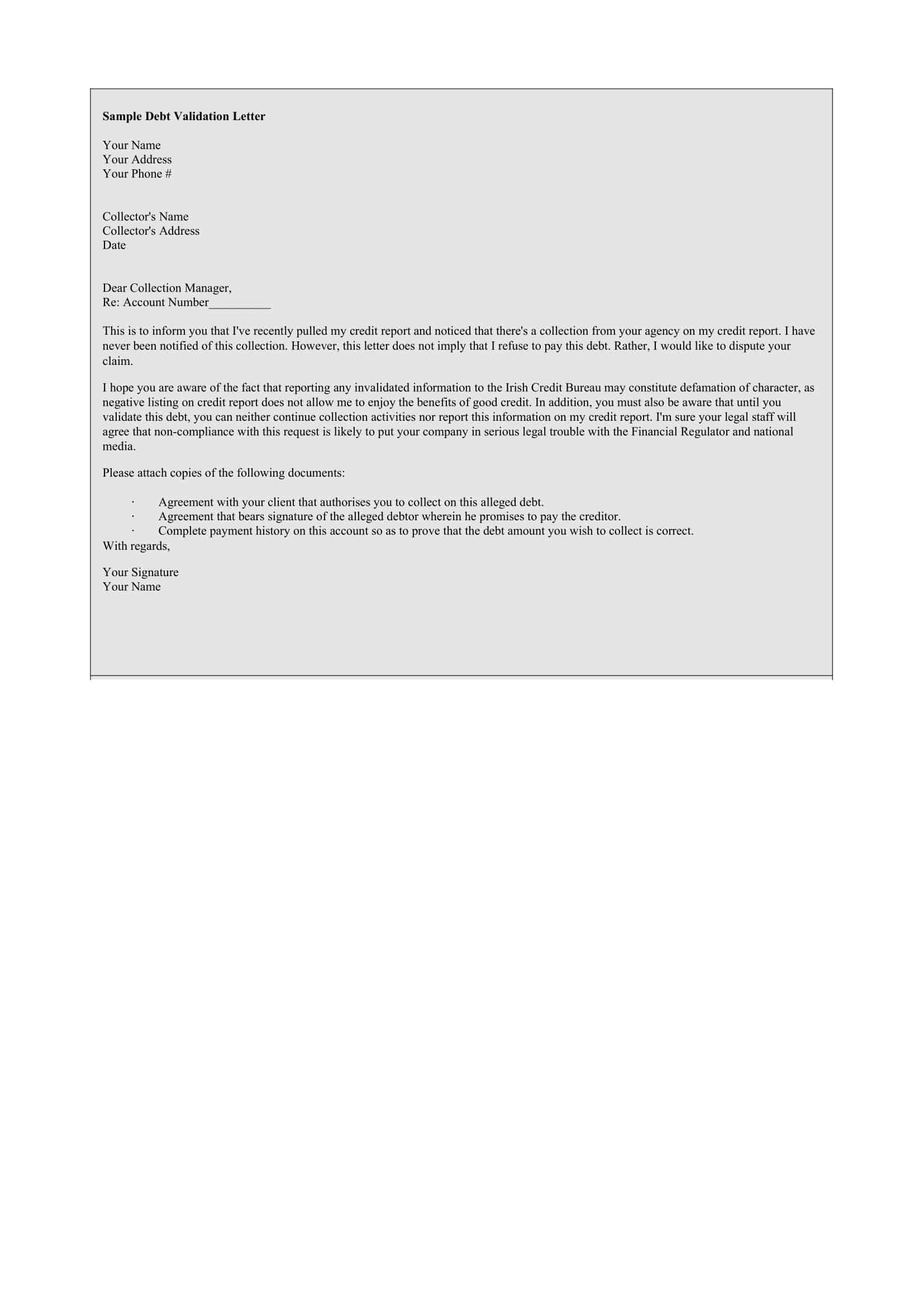 what to do after receiving a debt validation letter what to do after receiving a debt validation letter