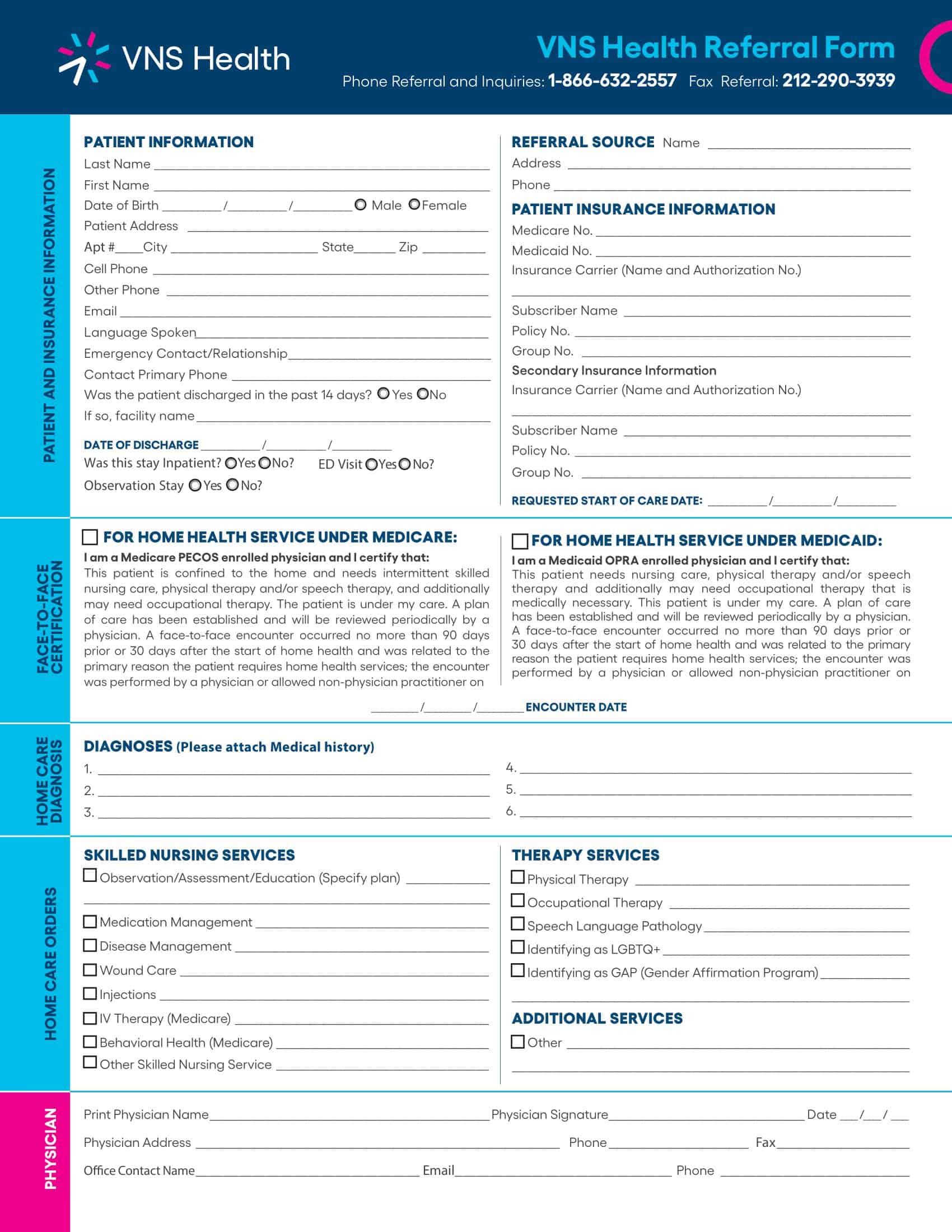 word printable medical referral form template word printable medical referral form template