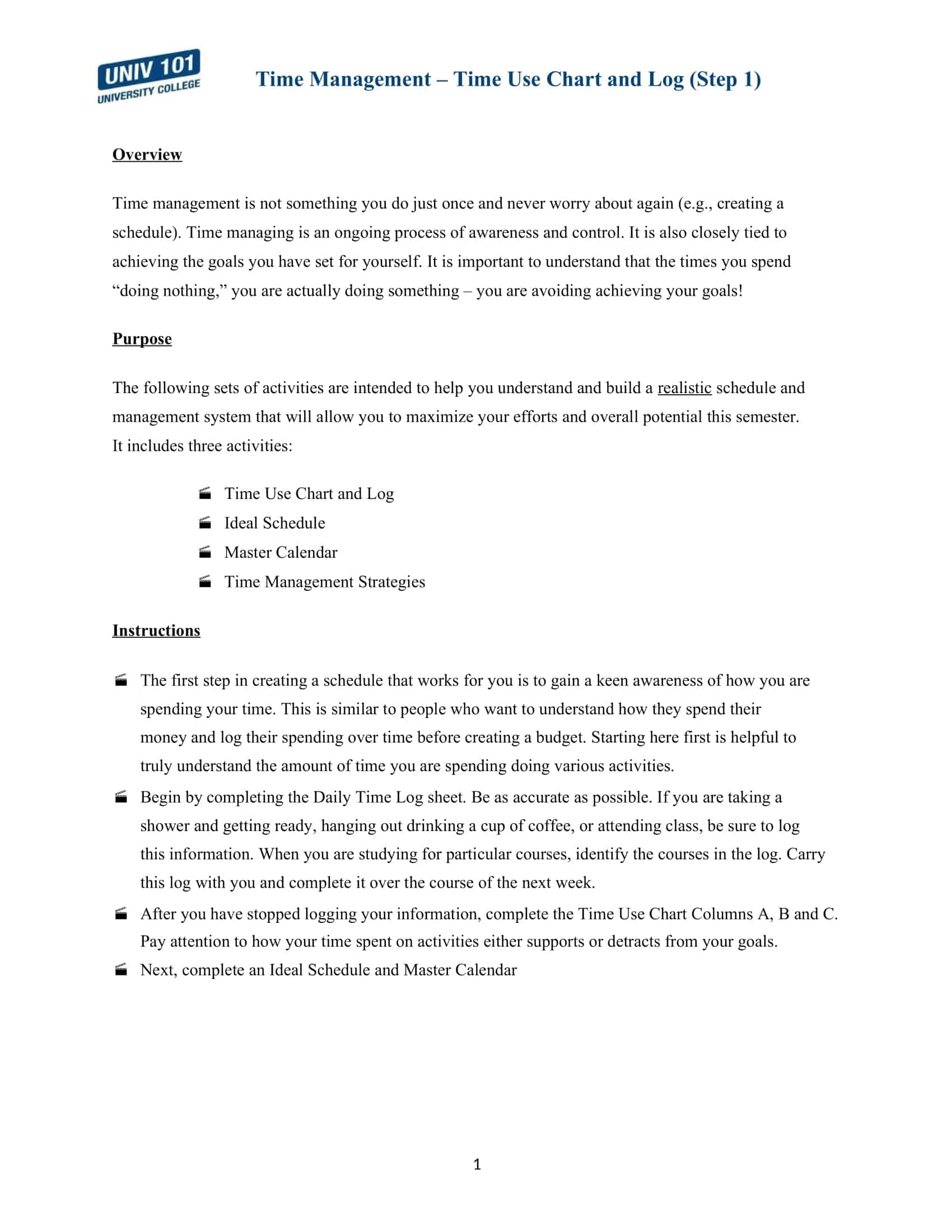 working schedule working schedule