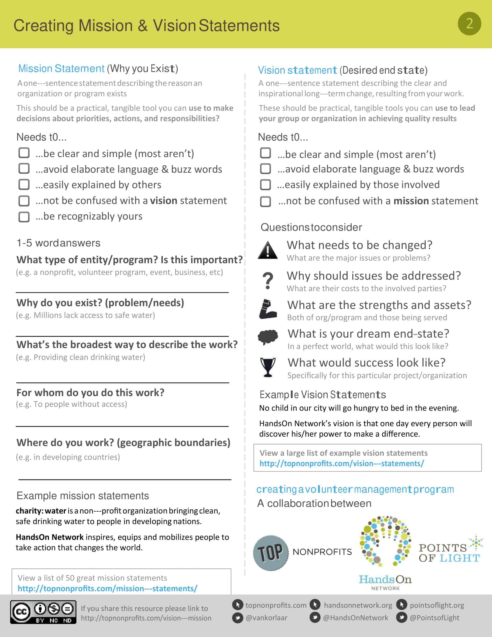 writing a mission statement writing a mission statement