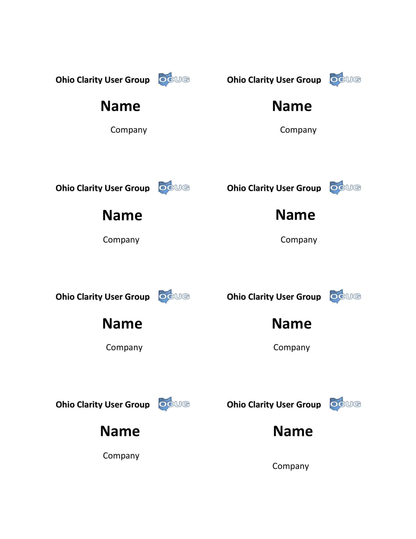 Free Printable Name Tag Templates [Word] With Picture +Ideas