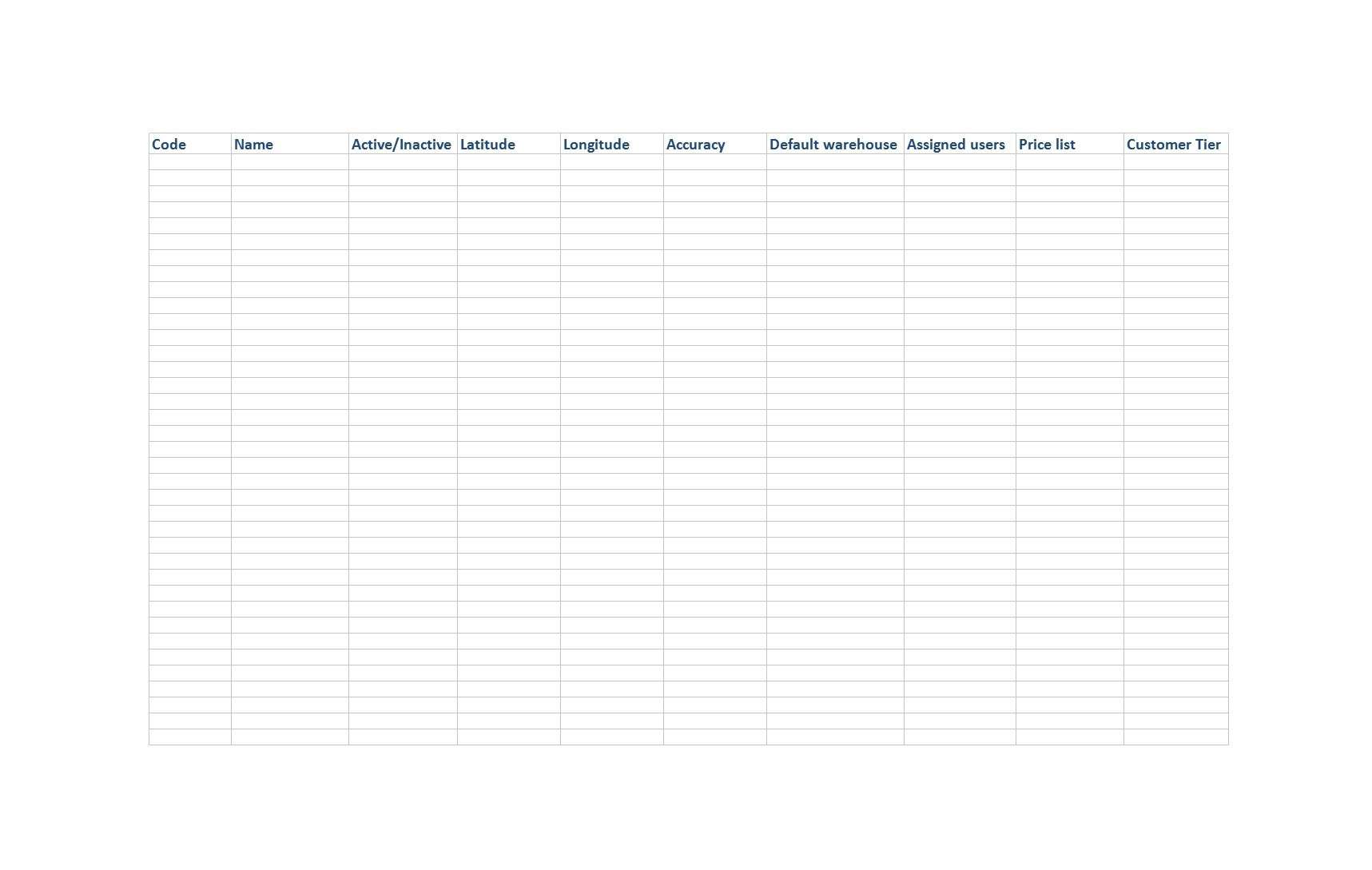 free-printable-customer-list-templates-pdf-excel-word