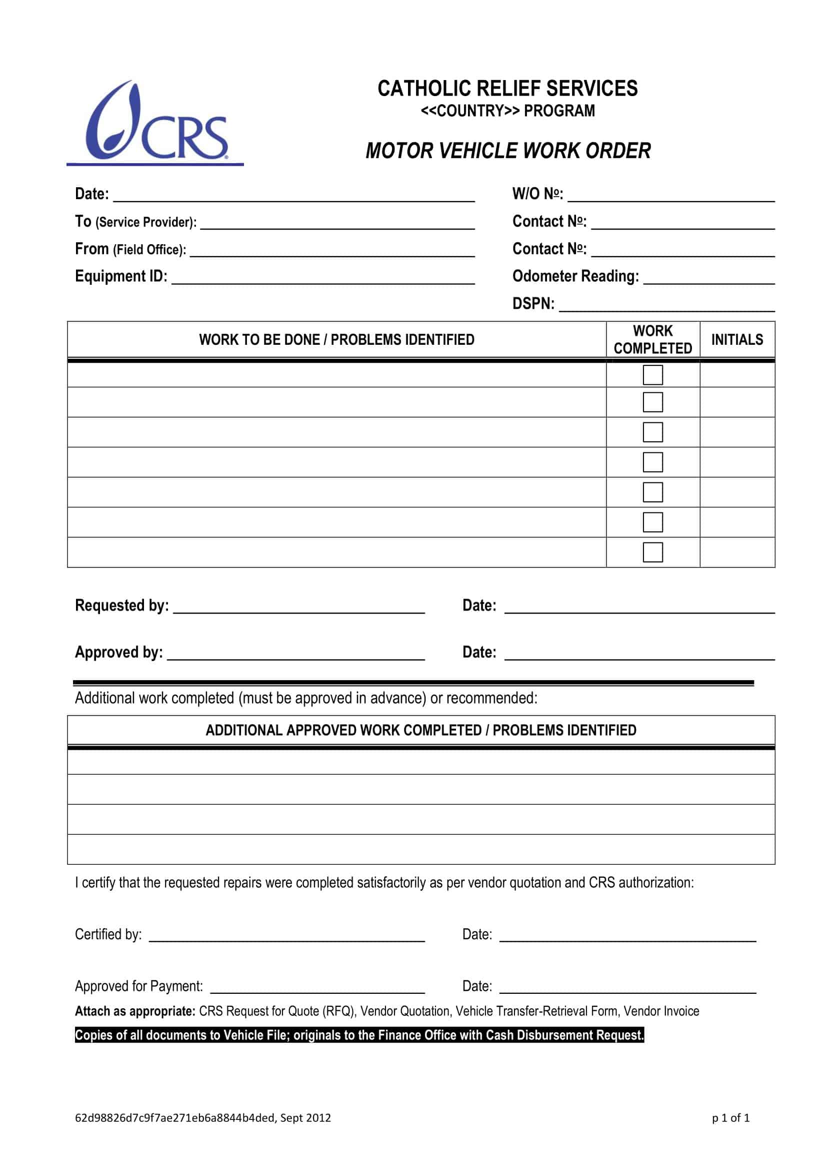 Ila 1422 Work Orders - utdjczh