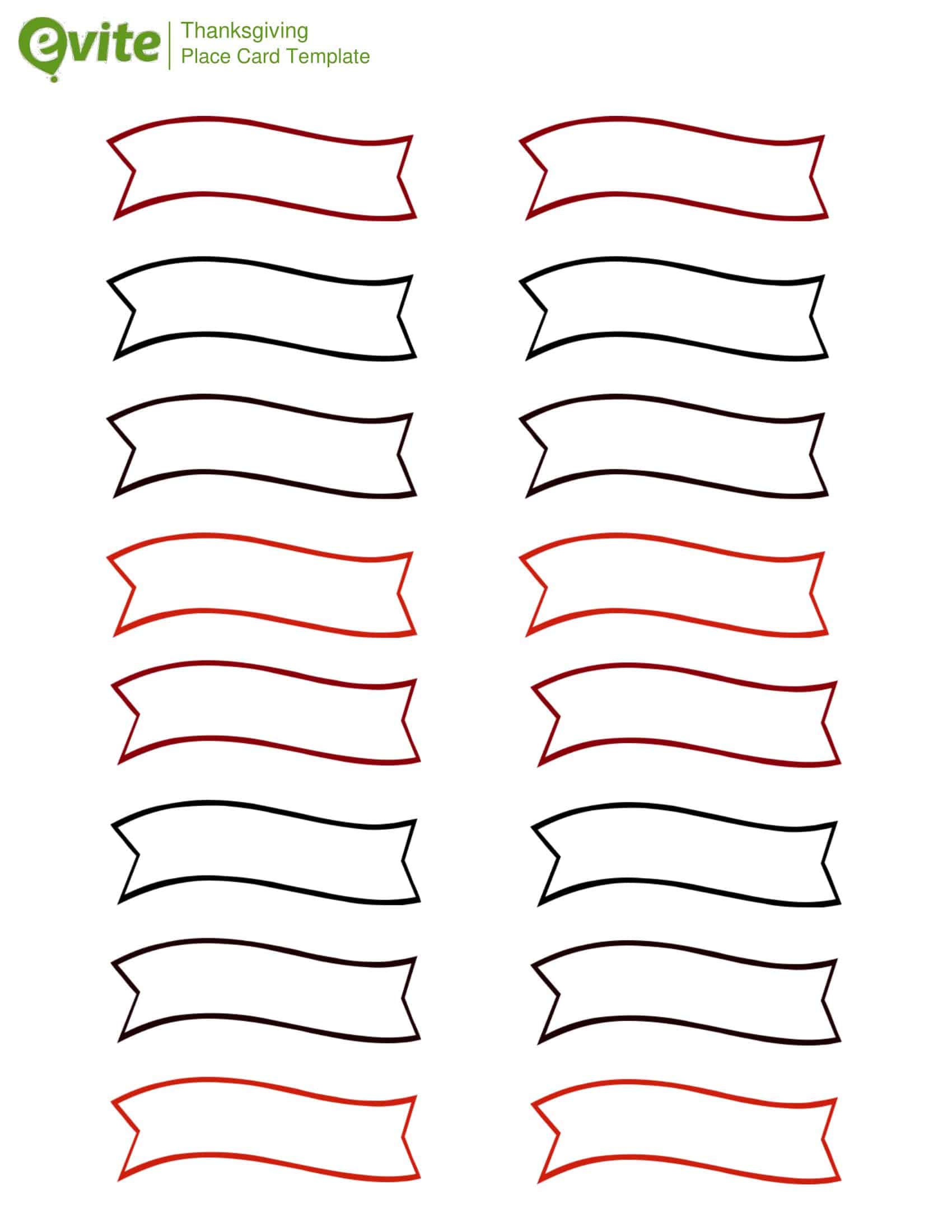 Download Free Place Card Download Free Place Card