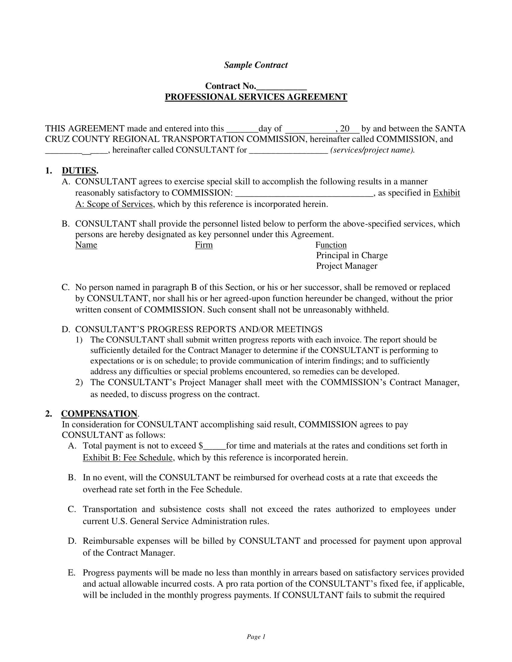 Download Service Agreement Word Download Service Agreement Word