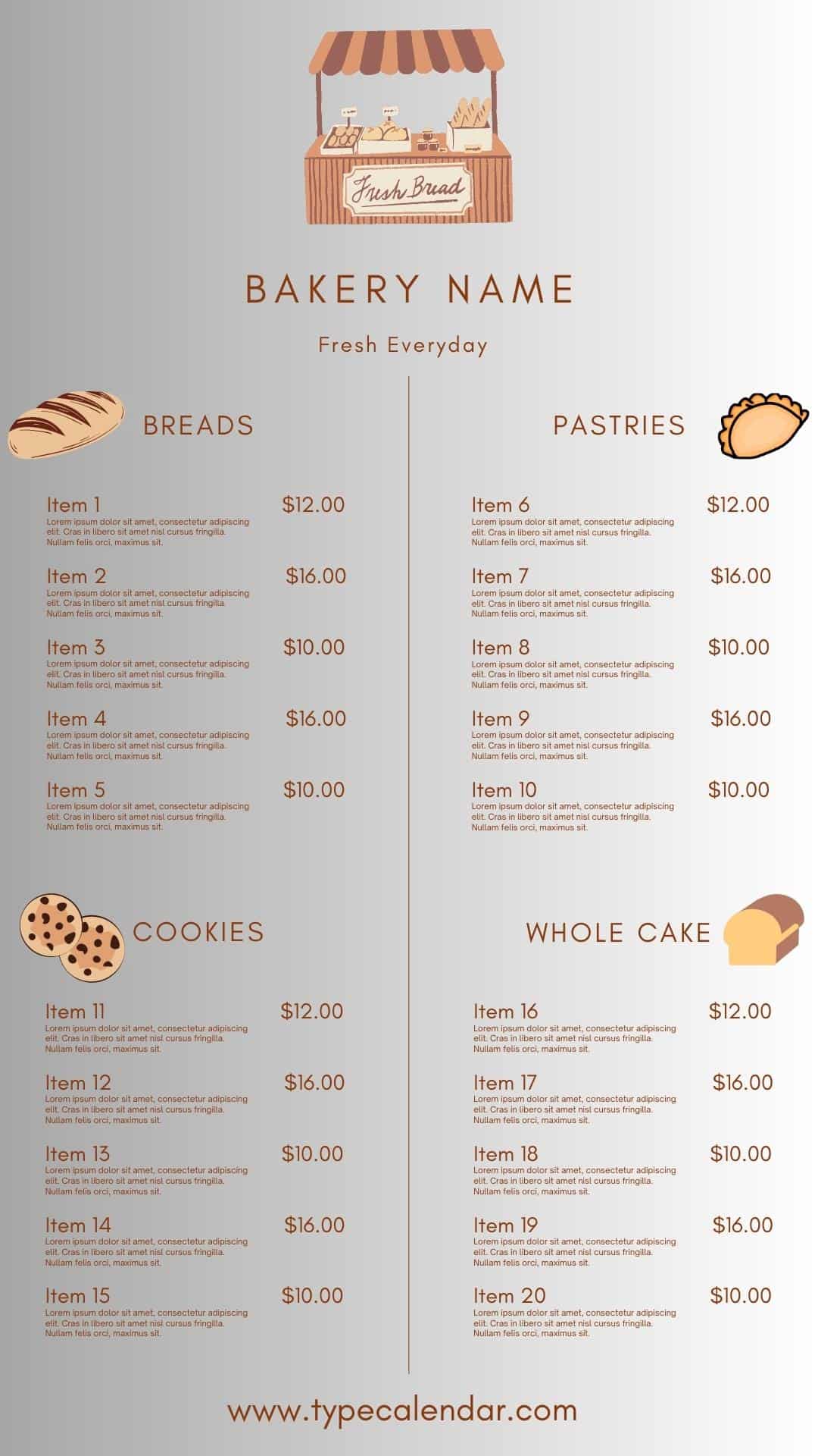 Downloadable Price List Templates Downloadable Price List Templates