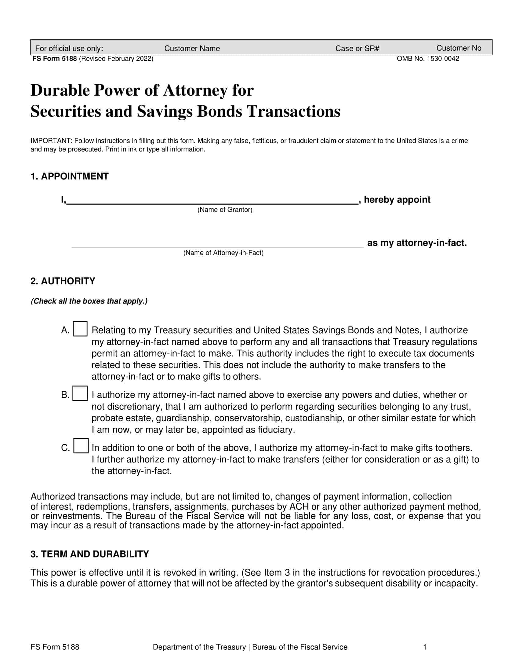Need A Durable Power Of Attorney Form? I'll Email It To You! Instant Download, Ready To Use. Made In USA.