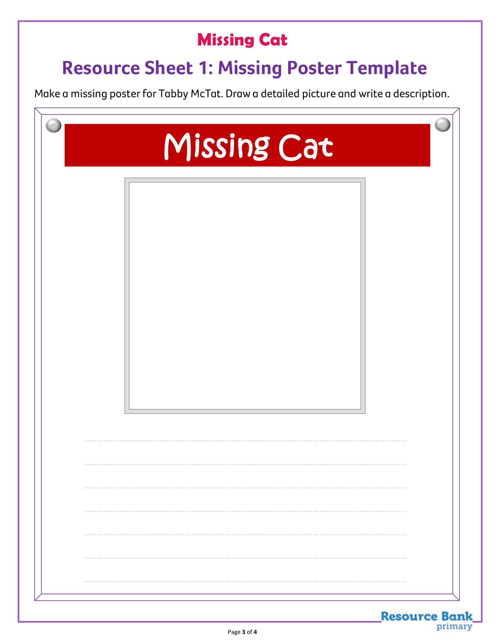 Blank Missing Person Poster Blank Missing Person Poster