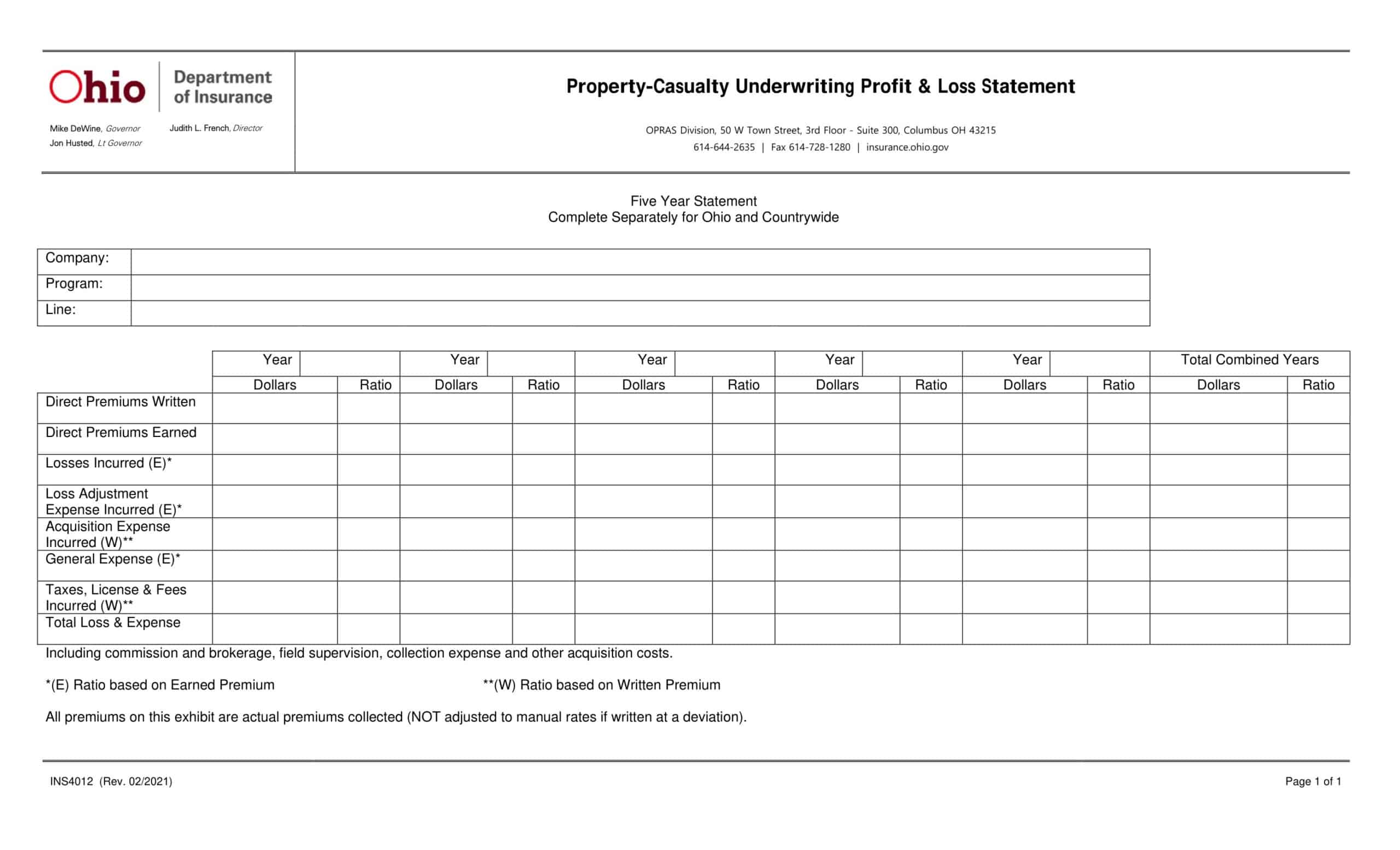 Editable Profit and Loss Statement Word Editable Profit and Loss Statement Word