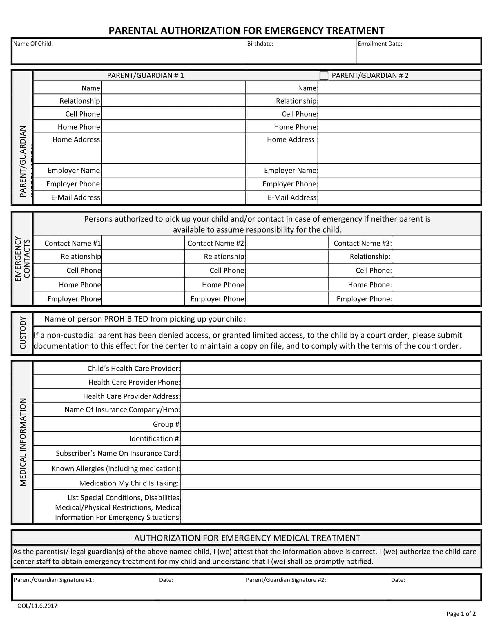 Electronic Medical Consent Form Electronic Medical Consent Form