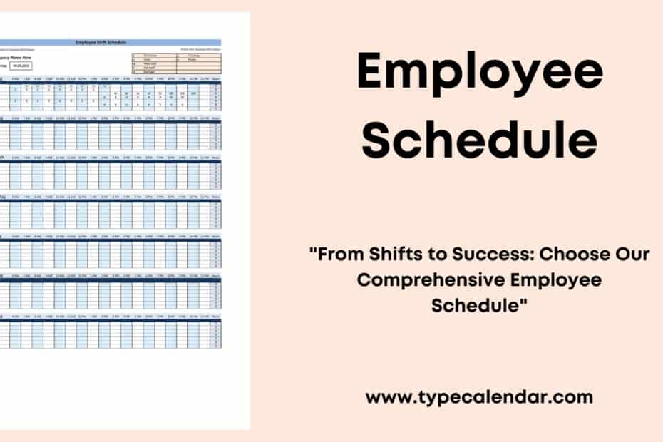 Employee Schedule