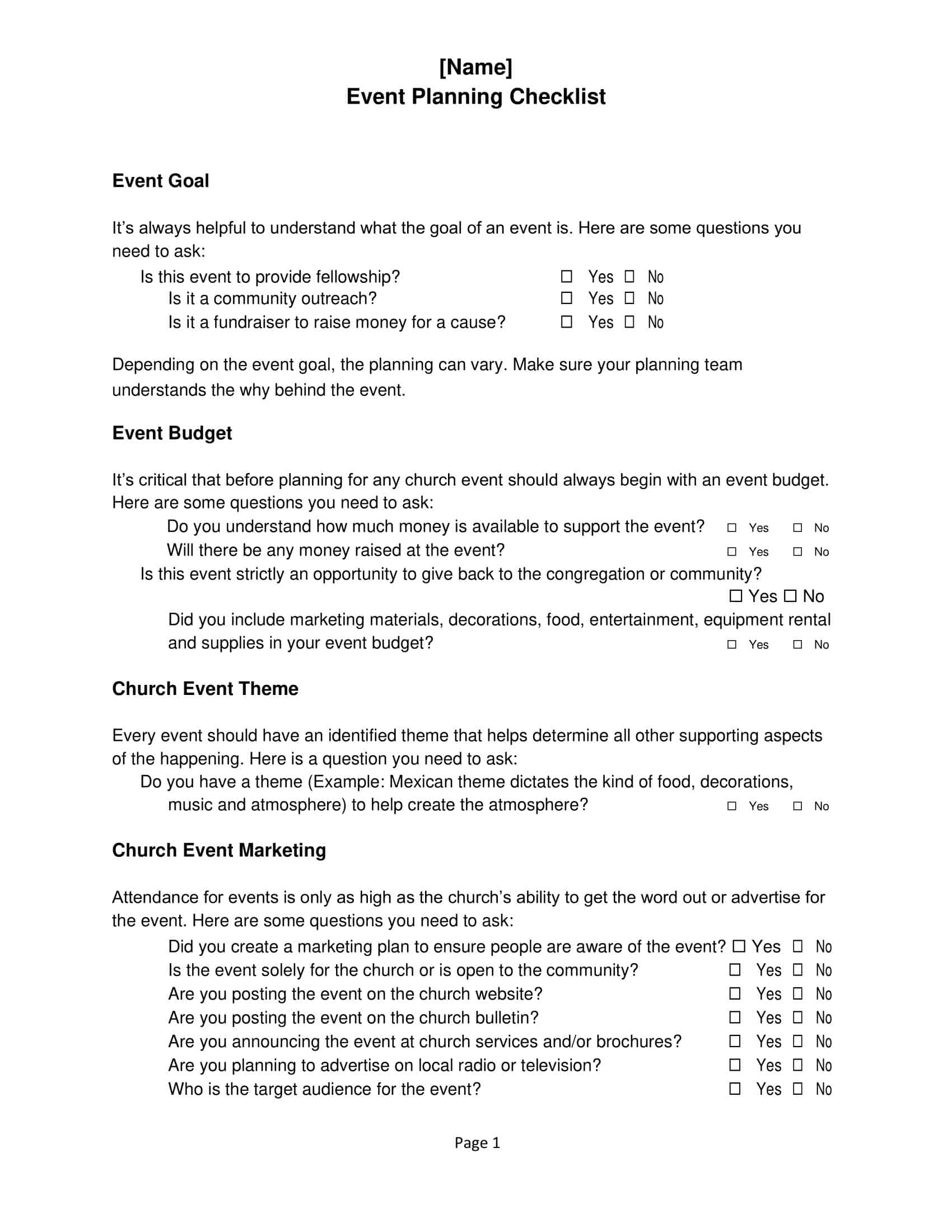Event Planning Template Download Event Planning Template Download
