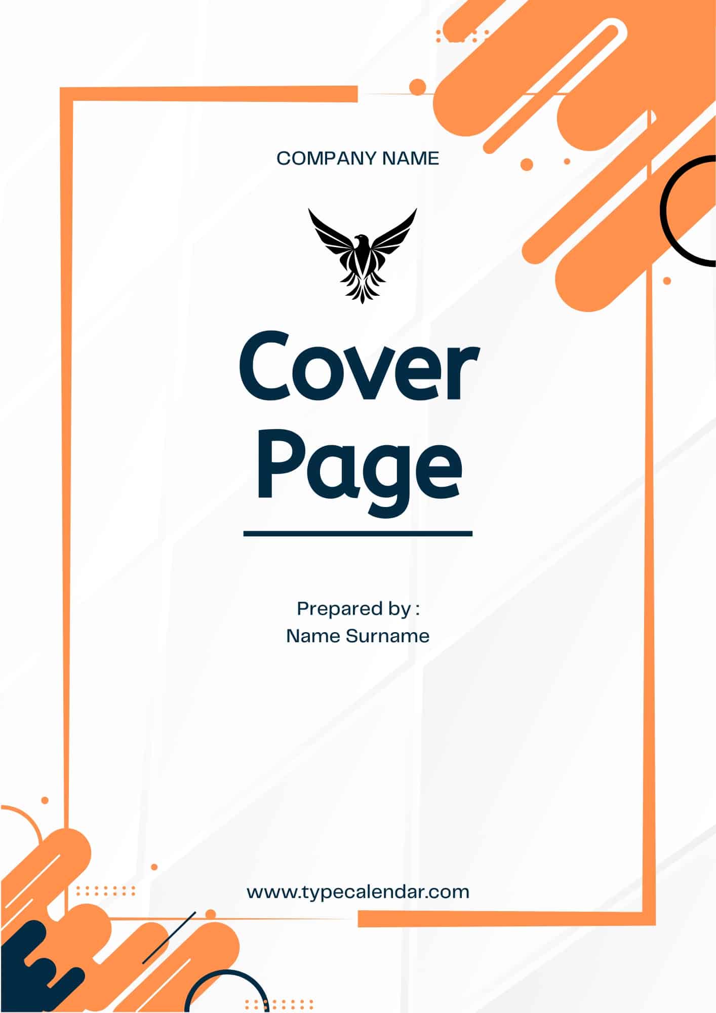 Example of Editable Cover Page Example of Editable Cover Page