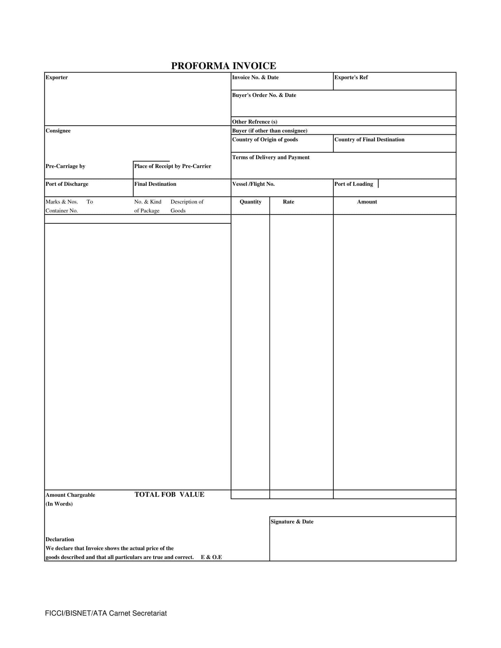 Excel Simple Invoice Template Excel Simple Invoice Template